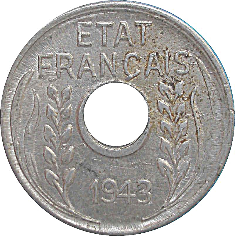 1943 1 Ce grooved edge MS