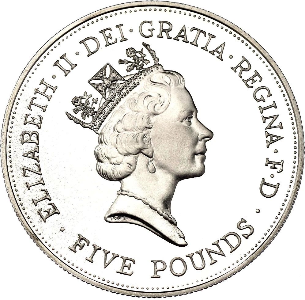 1990 £5 Proof PR