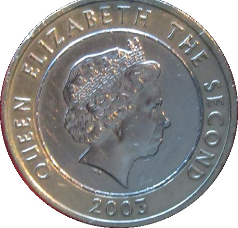2003 £2 rare MS