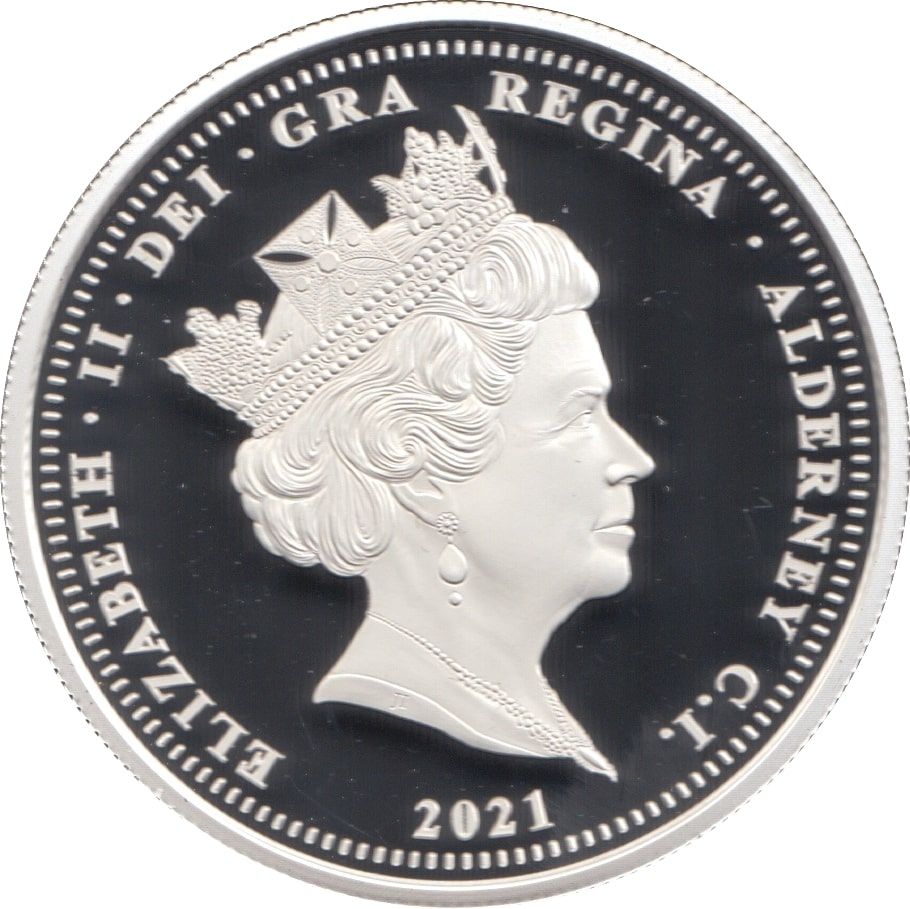2021 £5 Proof, in PNC PR
