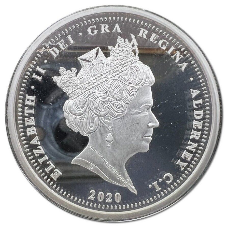 2020 £5 Proof coloured, in set of 3 coins PR