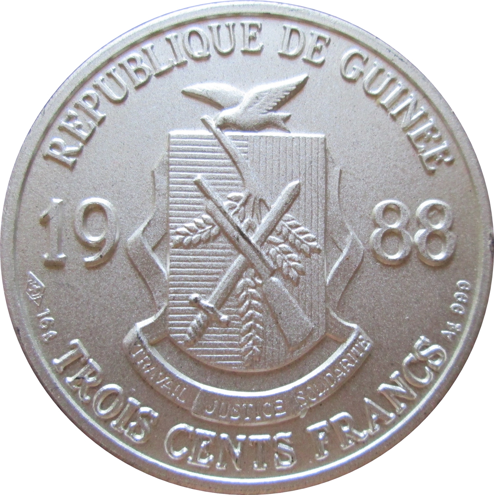 1988 300 Fr Gu Silver Bullion Coinage MS