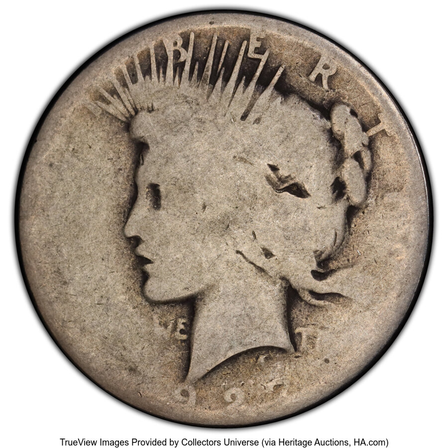 1927 $1 Poor 1 PCGS. PCGS Population: (3/10351 and 0/187+). NGC Census: (0/7551 and 0/67+). Mintage 848,000. ...