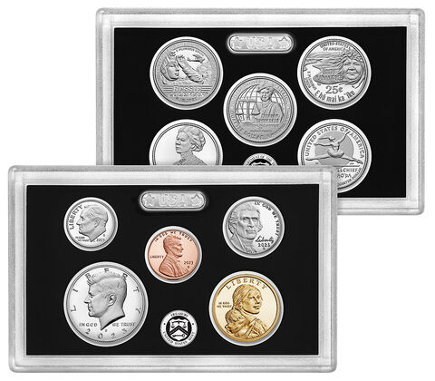 2023-S 1c-$1 Silver Proof Set, 10 Coins PR