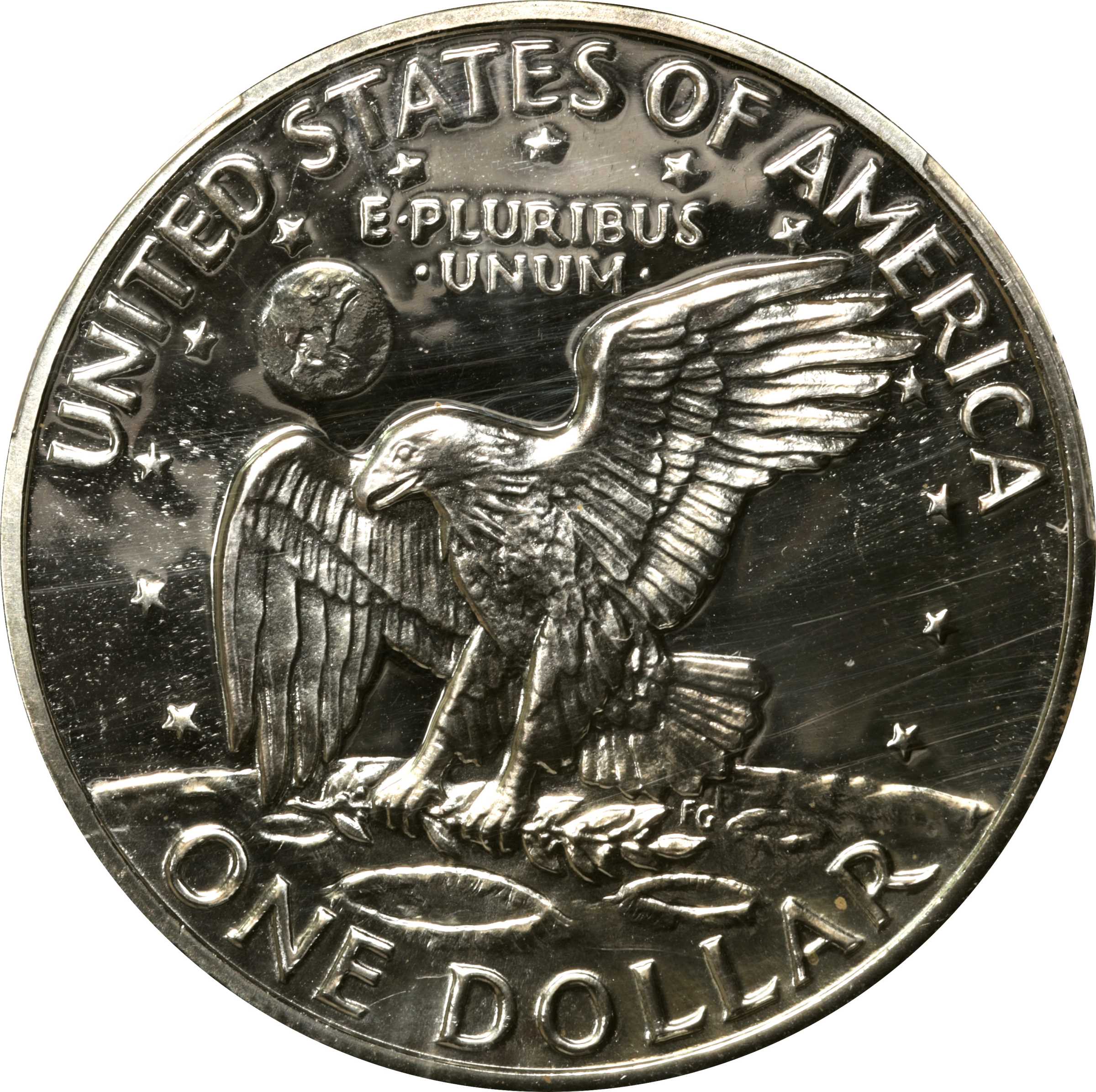 1971-S $1  Silver, Doubled Die Obverse, FS-103 PR CAM PR66 CAM thumbnail 2