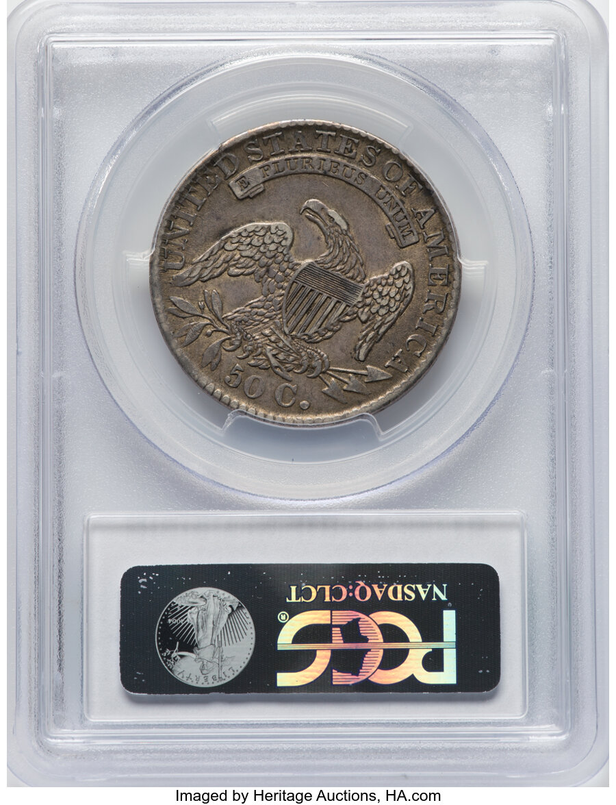 1832 50c Small Letters, O-105a MS