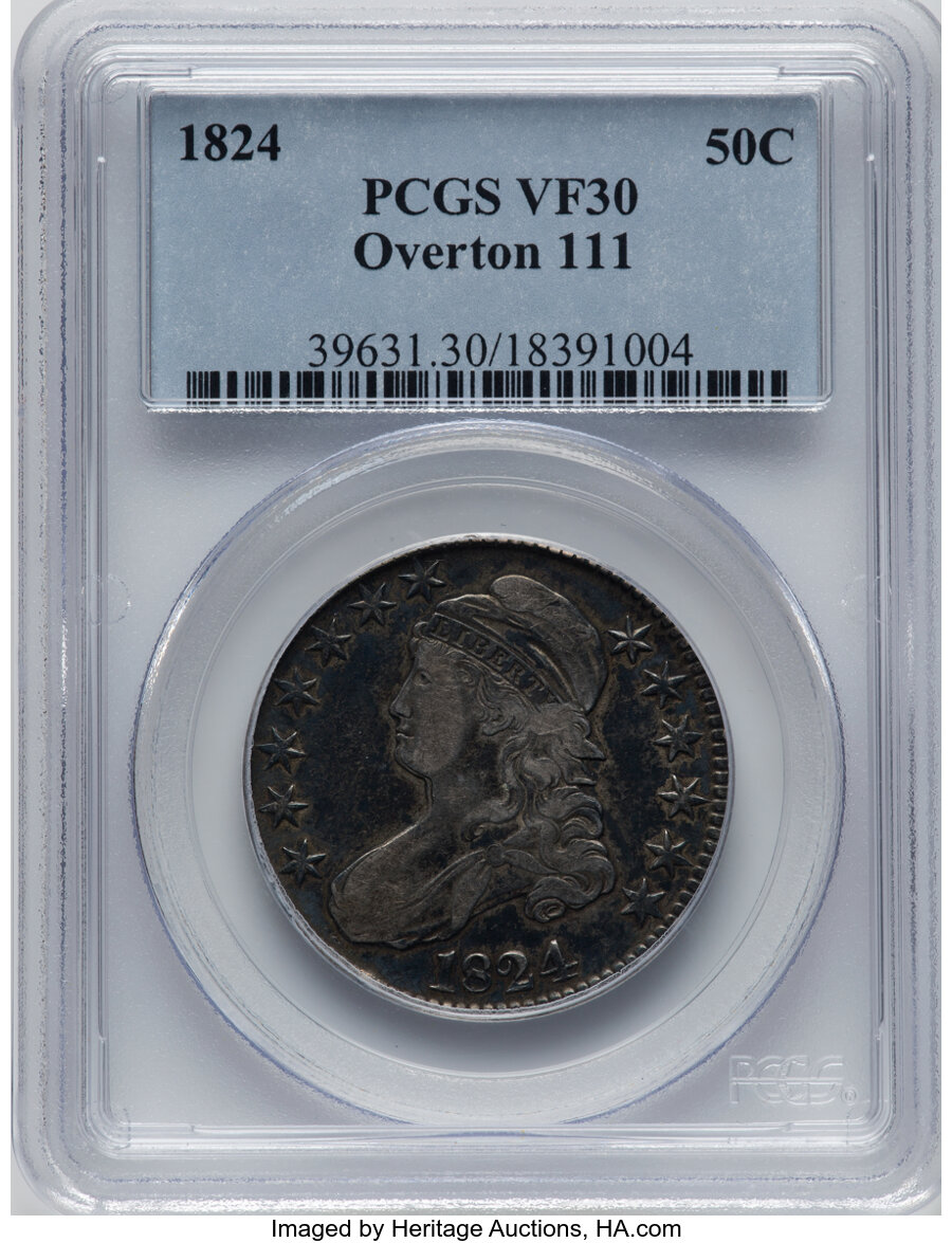 1824 50c O-111 VG10 thumbnail 14