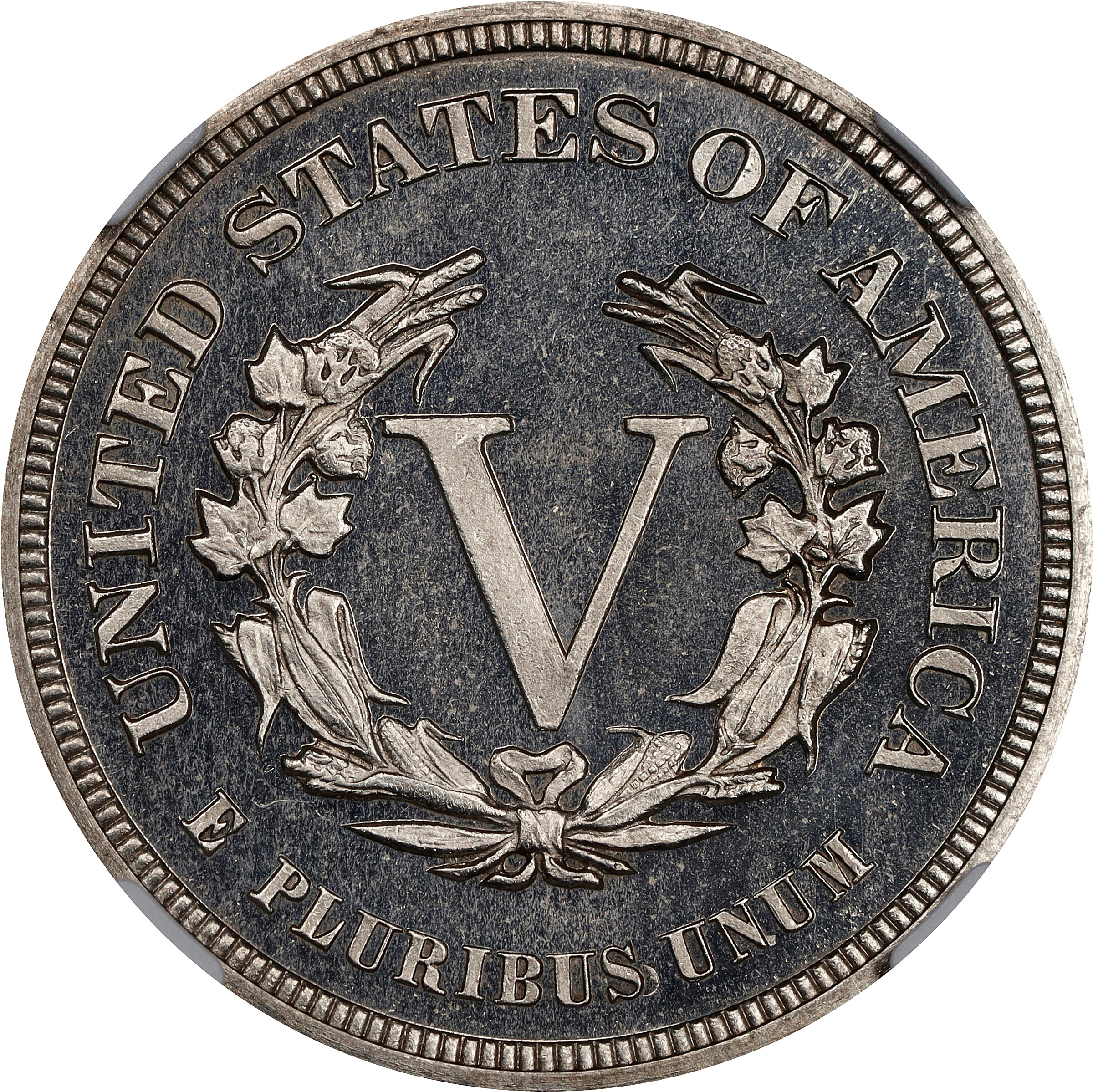 1882 P5c Nickel, J-1690 PR CAM PR66 CAM CAC thumbnail 6
