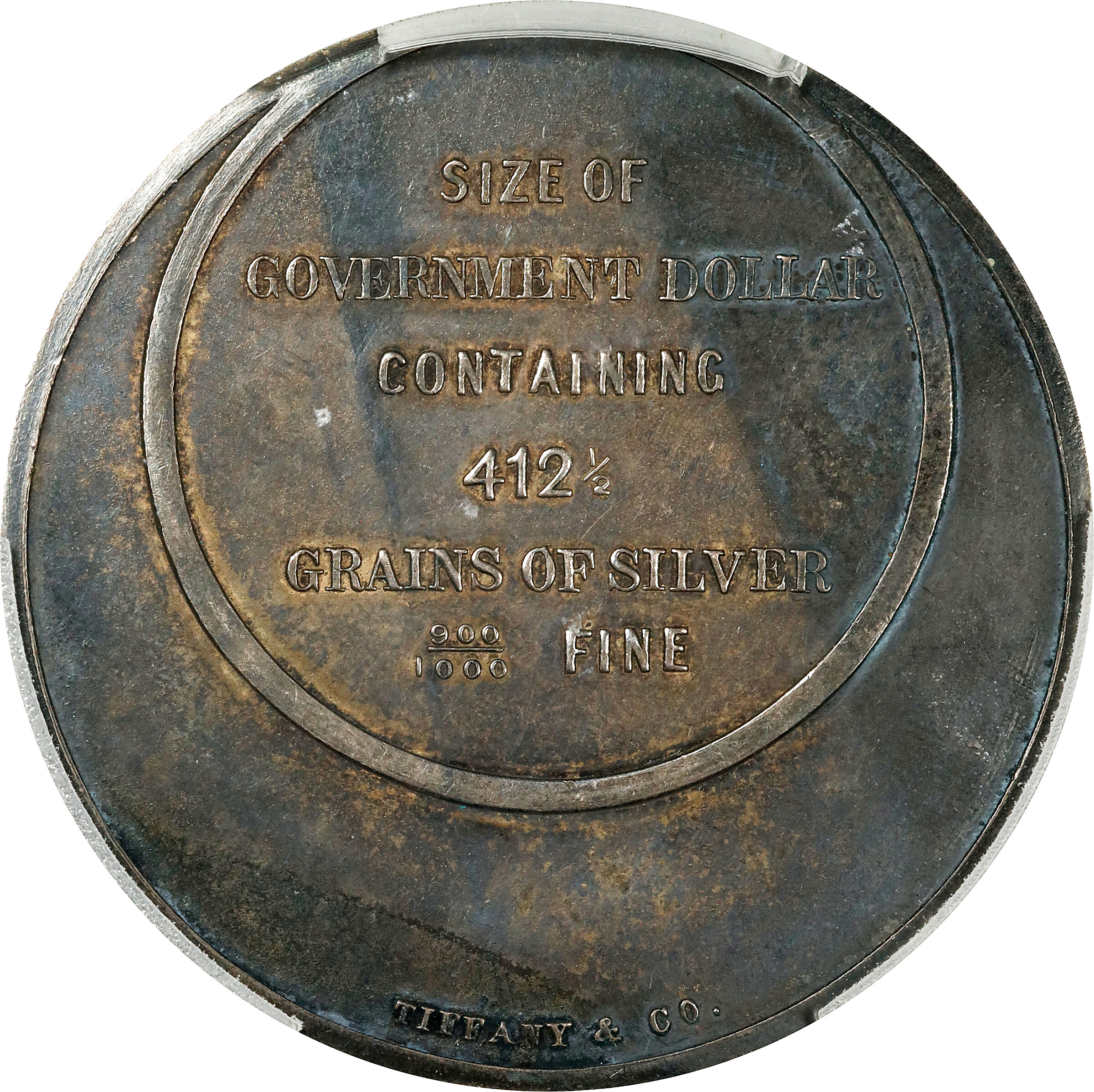 1896 Bryan Dollar. HK-779, Schornstein-3. Rarity-6. Silver. AU Details--Environmental Damage (PCGS).