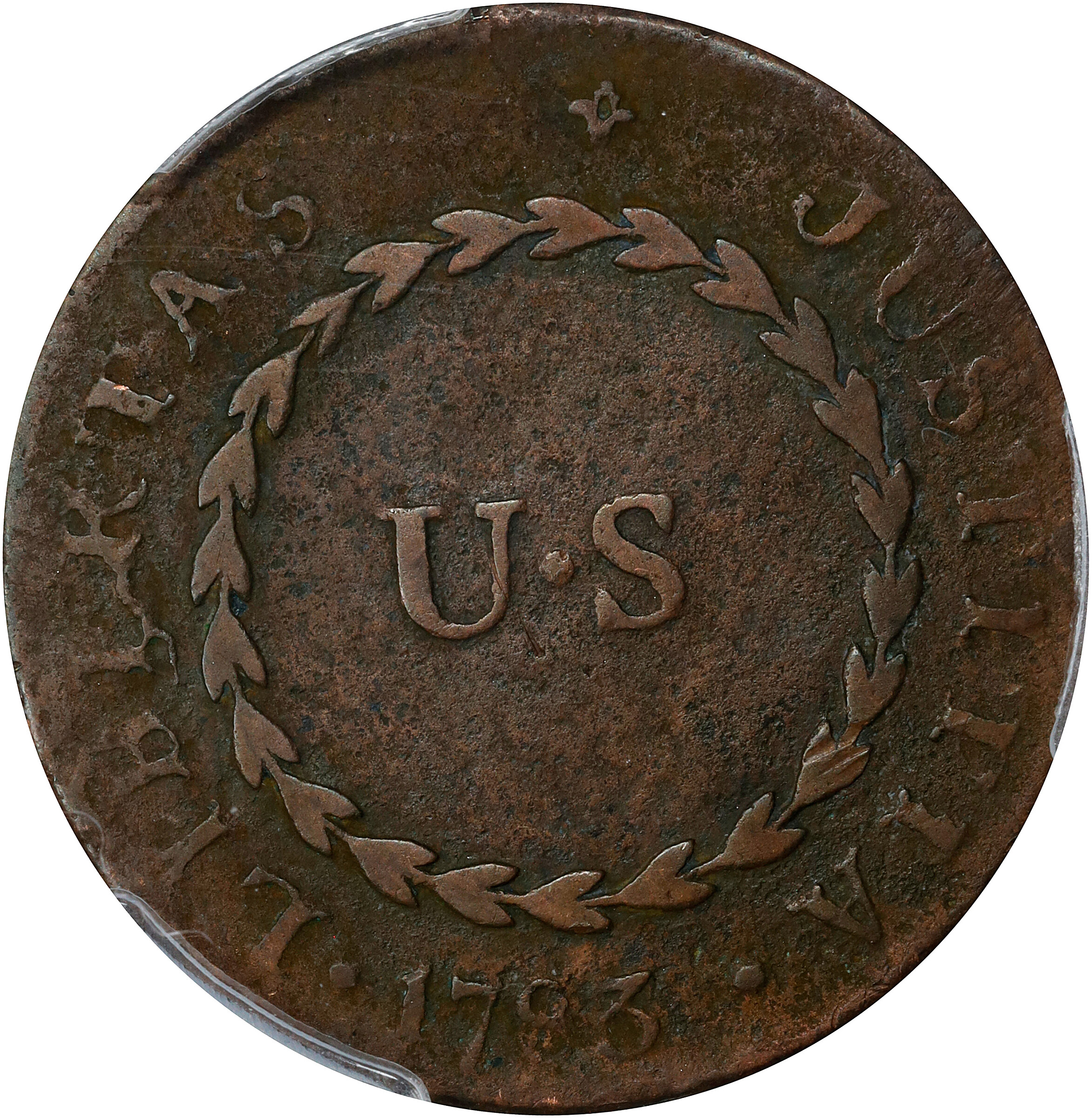1783 Copper Nova Constellatio, Blunt Rays MS BN G4 BN thumbnail 8