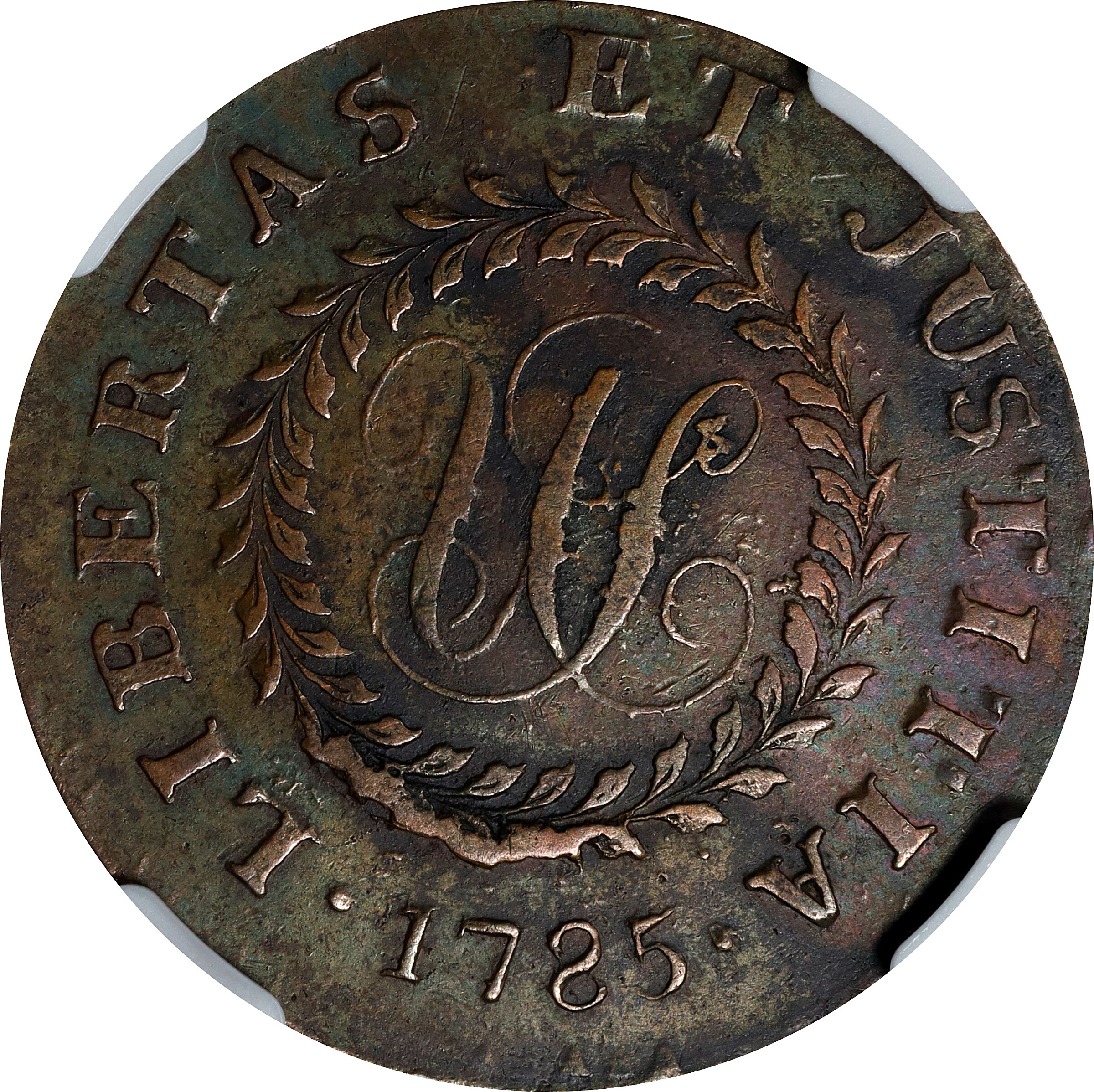 1785 Copper CONSTELATIO, Blunt Rays MS BN VF20 BN thumbnail 6