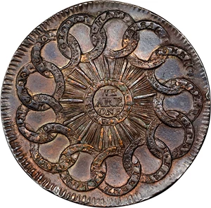 Fugio Copper Cent 1787