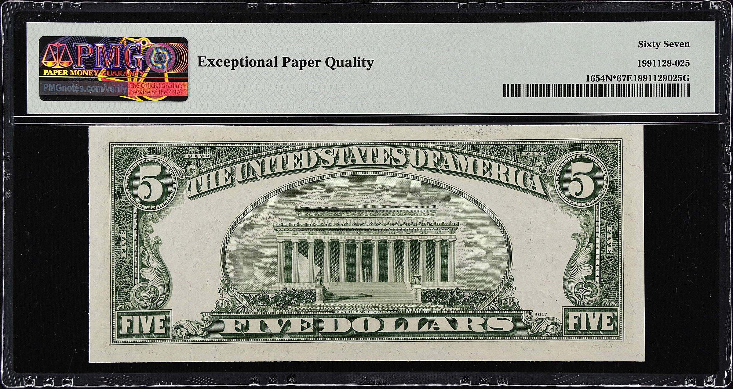 1934D $5  Narrow, Star Replacement (Fr. 1654N*) thumbnail 2