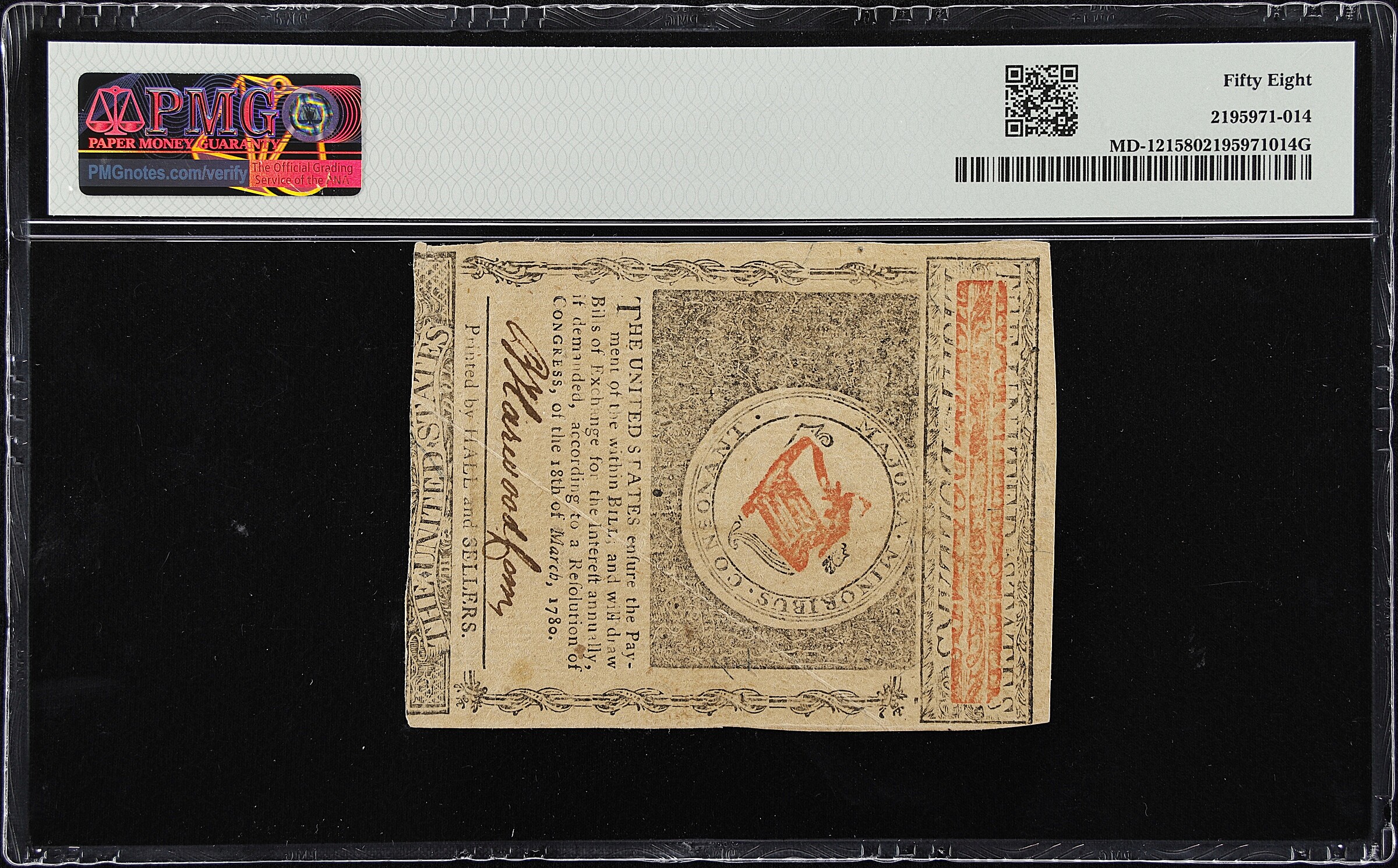 Jun 28, 1780 $8  Maryland (Fr. MD121) thumbnail 5