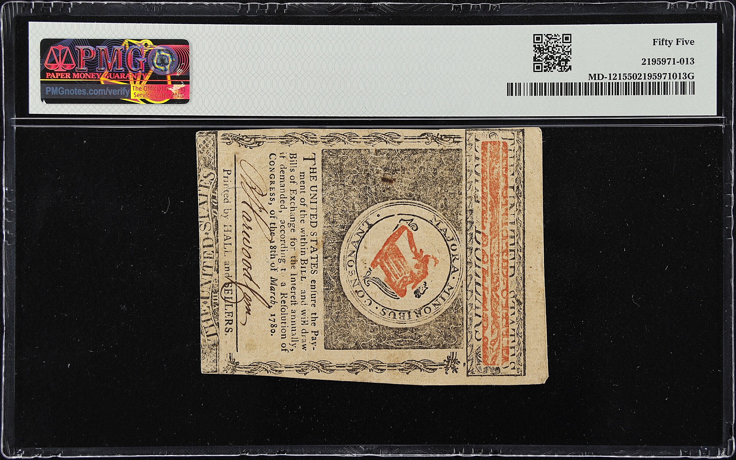 Jun 28, 1780 $8  Maryland (Fr. MD121) thumbnail 7