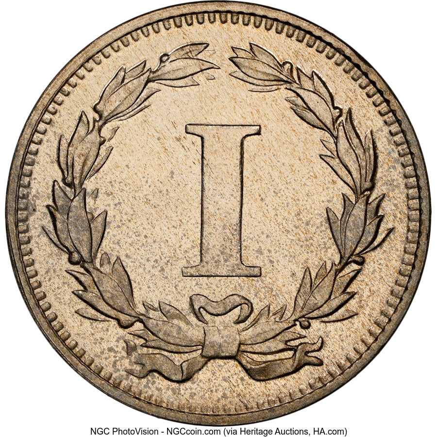 1868 P1c Nickel, J-608 PR thumbnail 20