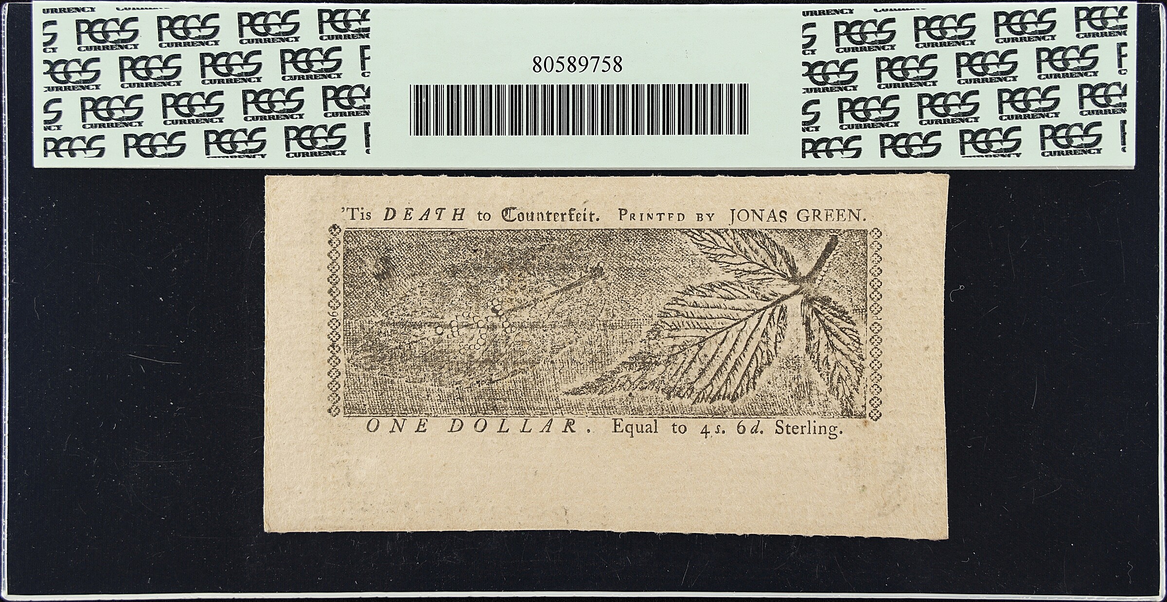Jan 1, 1767 $1  Maryland (Fr. MD44) thumbnail 6