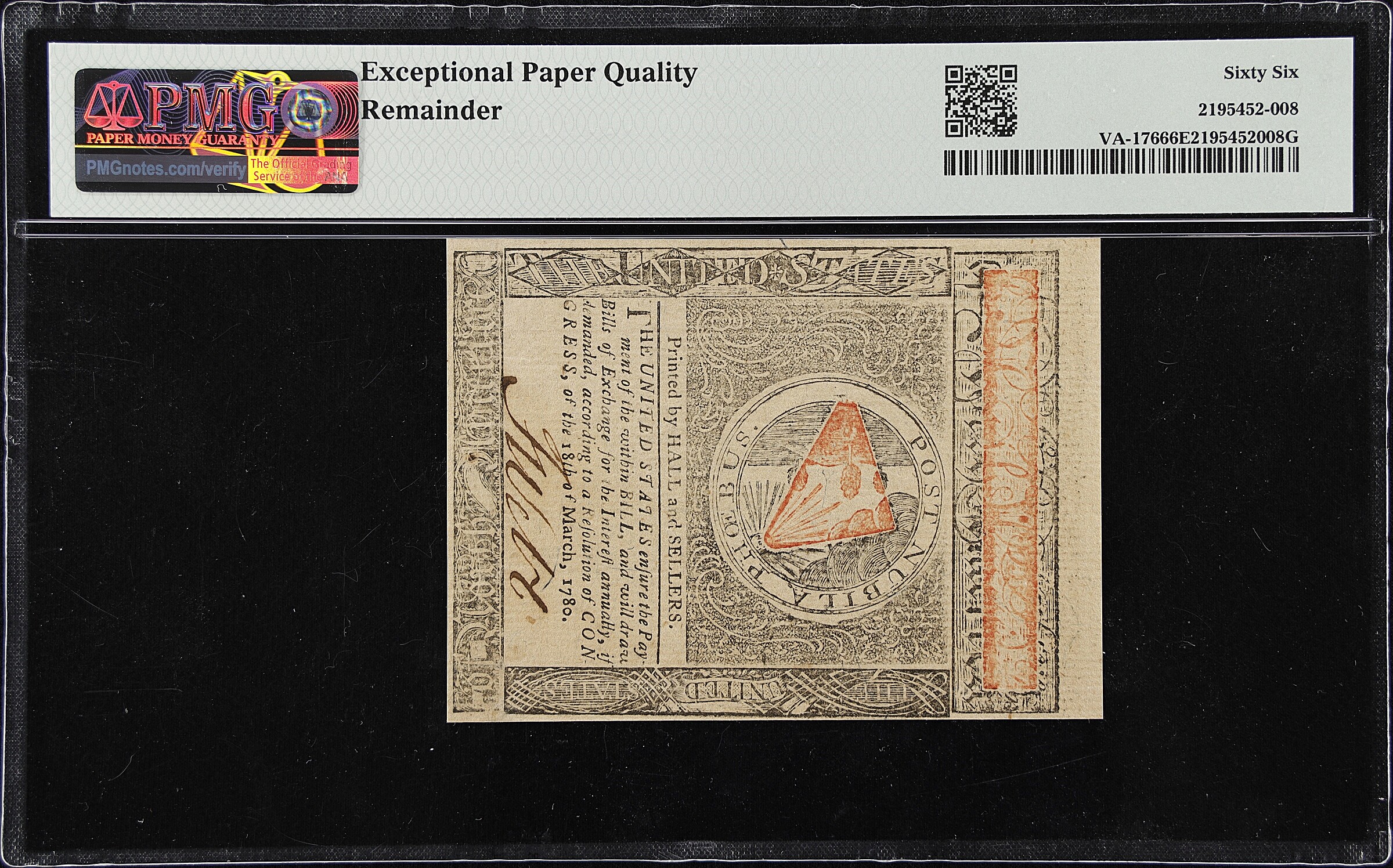 May 1, 1780 $7  Virginia (Fr. VA176) thumbnail 4
