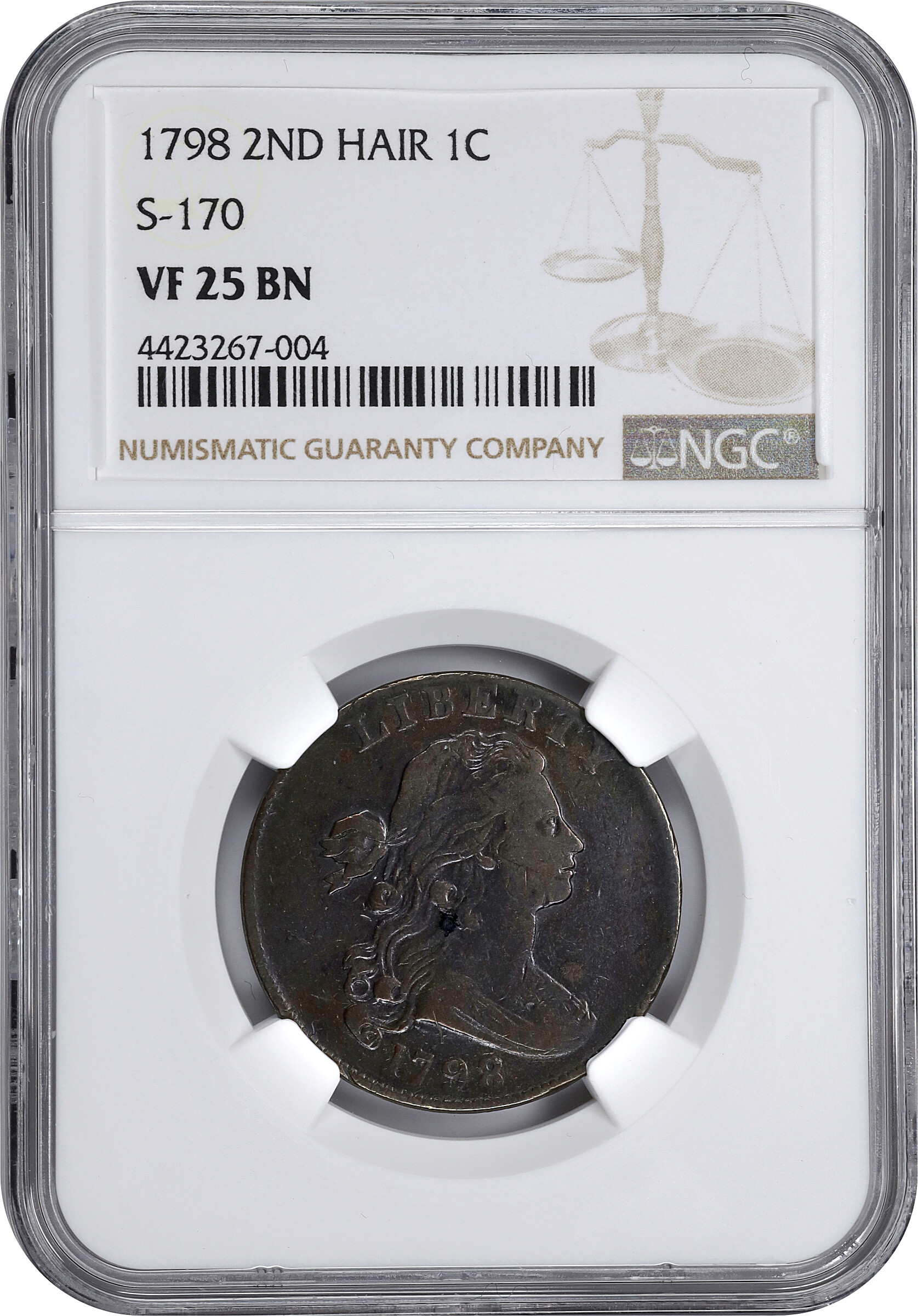 1798 1c 2nd Hair Style, S-170  MS BN thumbnail 20