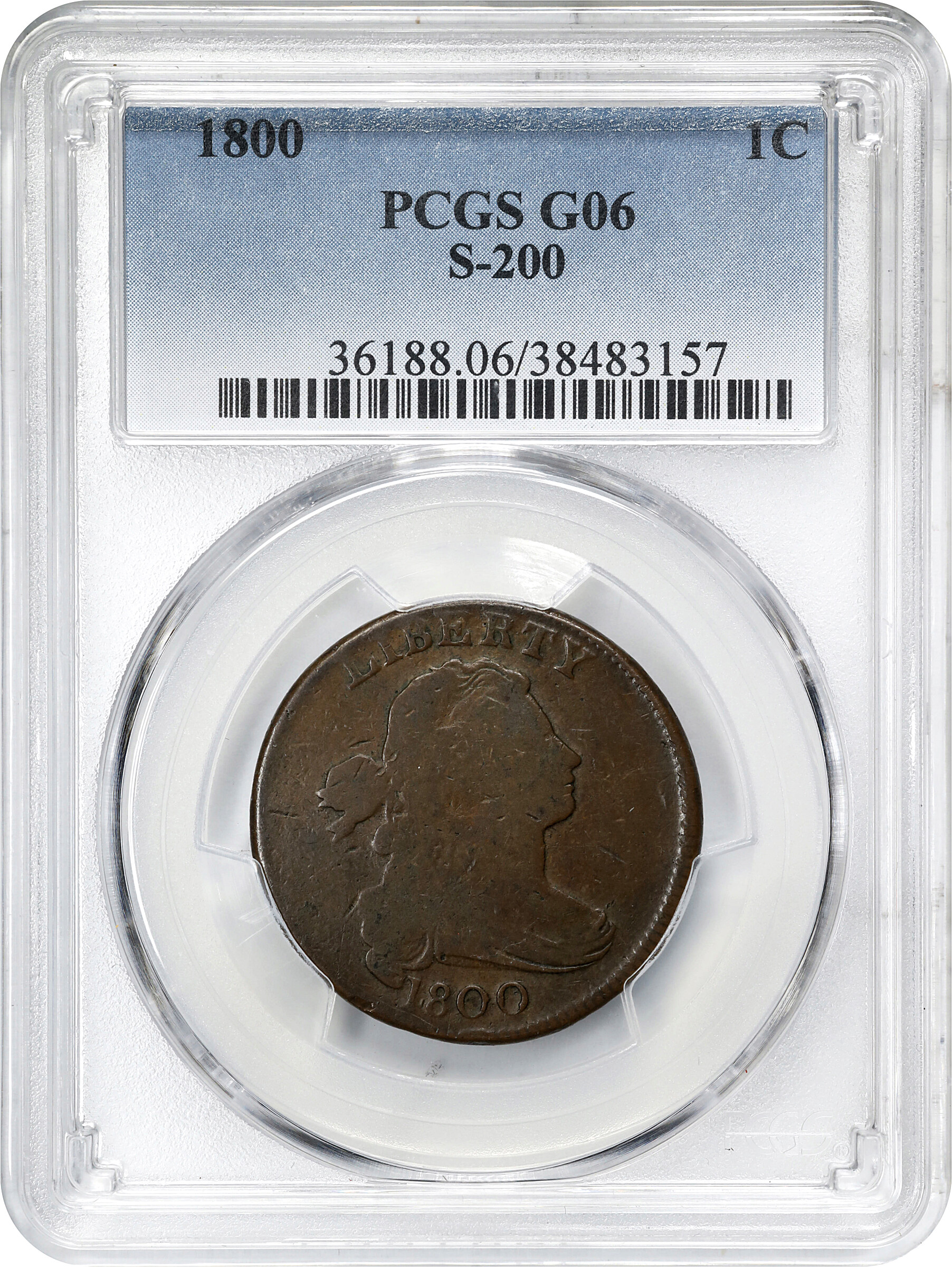 1800 1c Normal Date, S-200  MS BN thumbnail 12