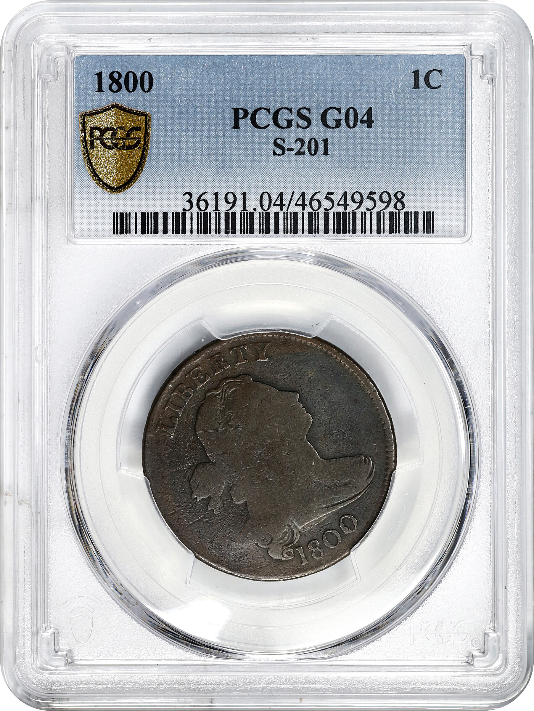 1800 1c Normal Date, S-201 MS BN thumbnail 6