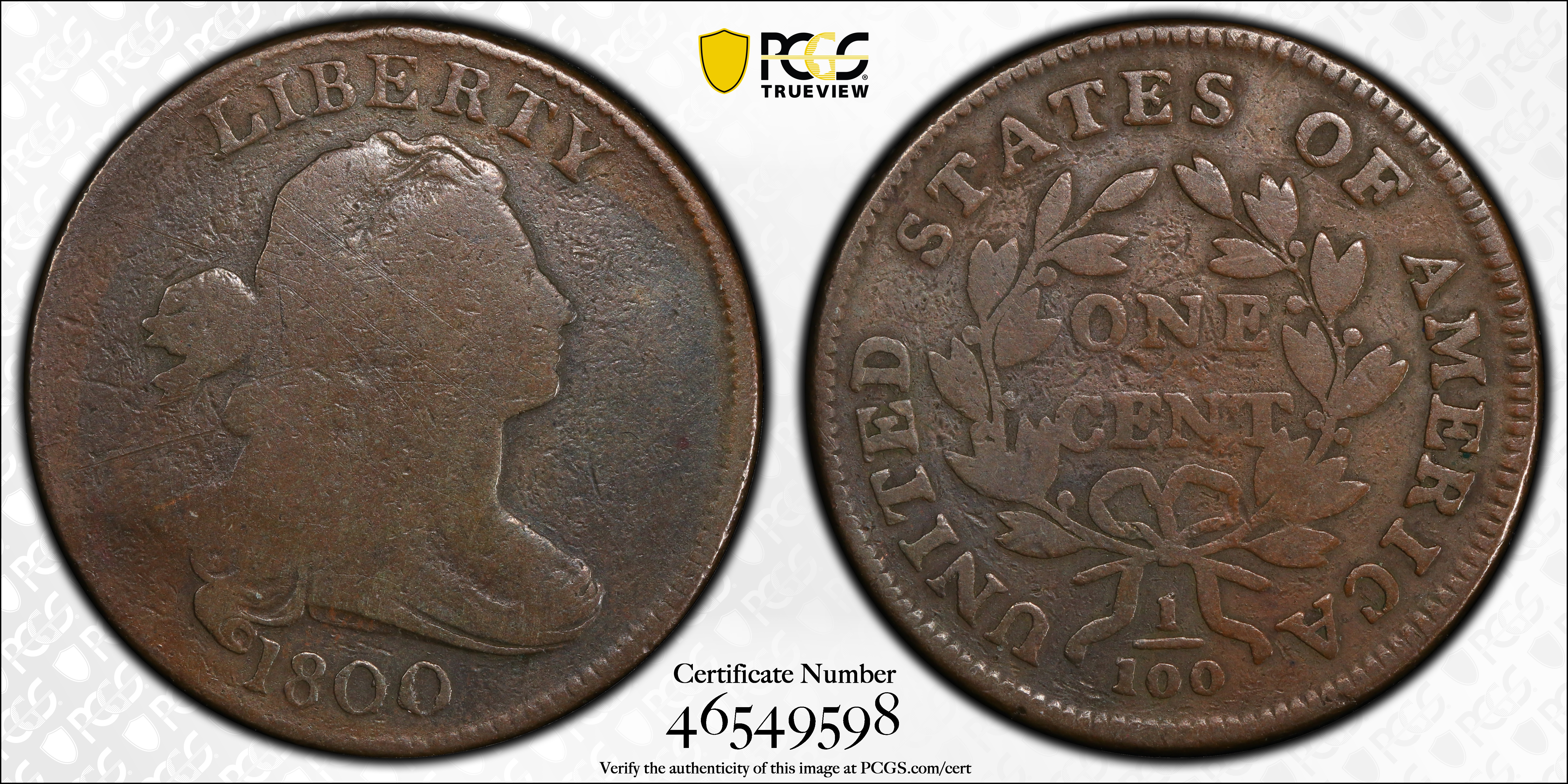 1800 1c Normal Date, S-201 MS BN thumbnail 4