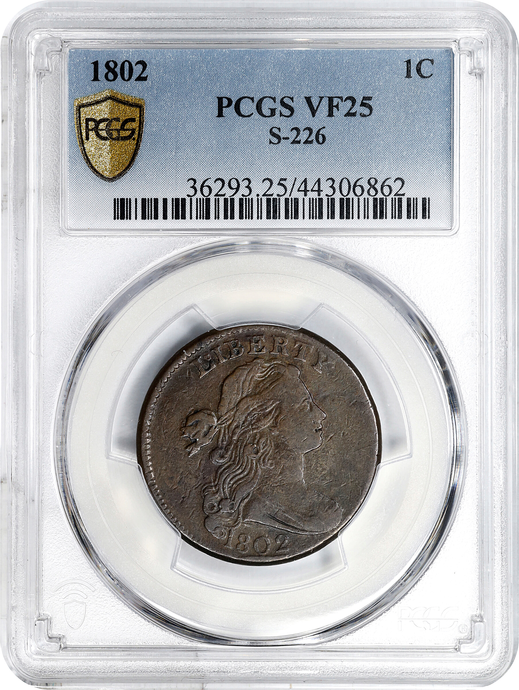 1802 1c Normal Reverse, S-226  MS BN thumbnail 7
