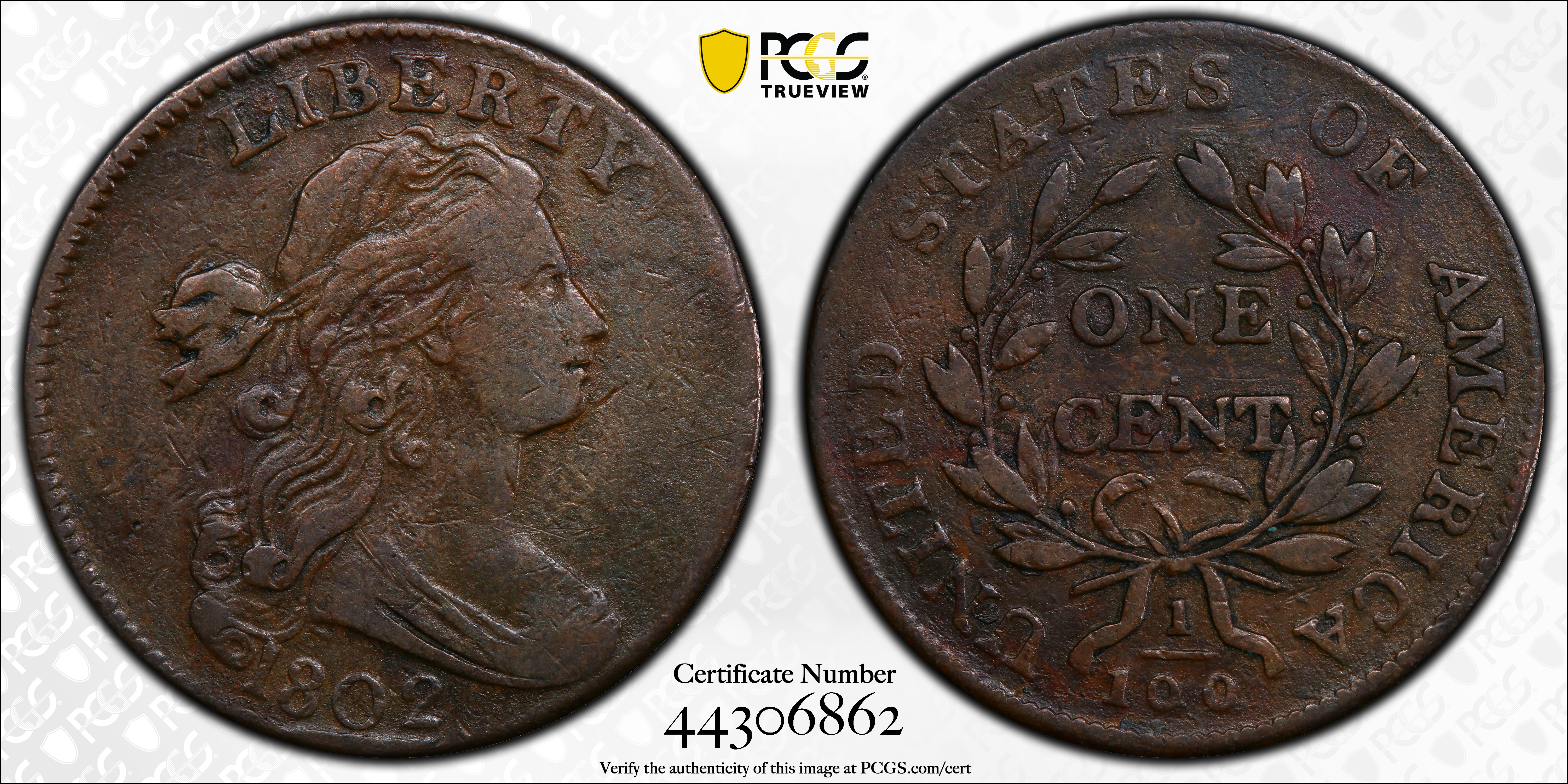 1802 1c Normal Reverse, S-226  MS BN thumbnail 6
