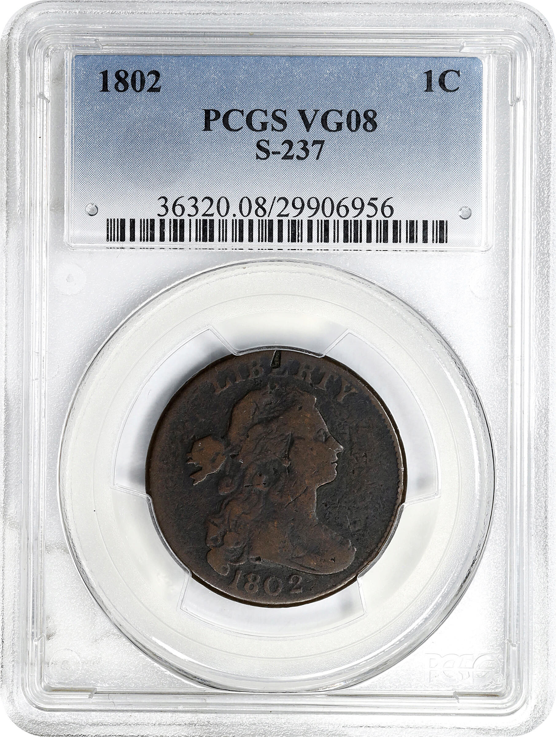 1802 1c Normal Reverse, S-237  MS BN AG3 BN thumbnail 9