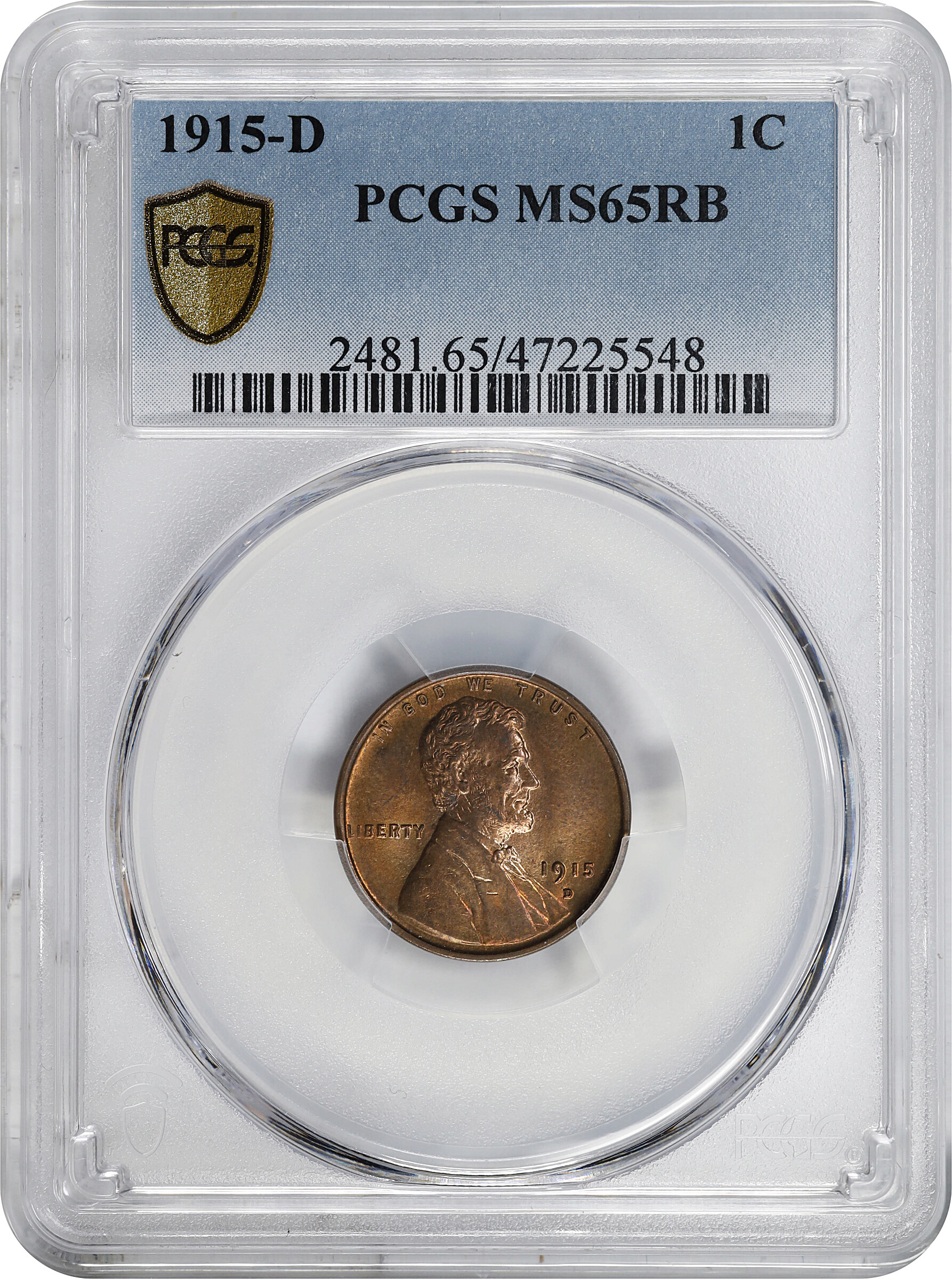 1915-D 1c MS RB MS65 RB thumbnail 7