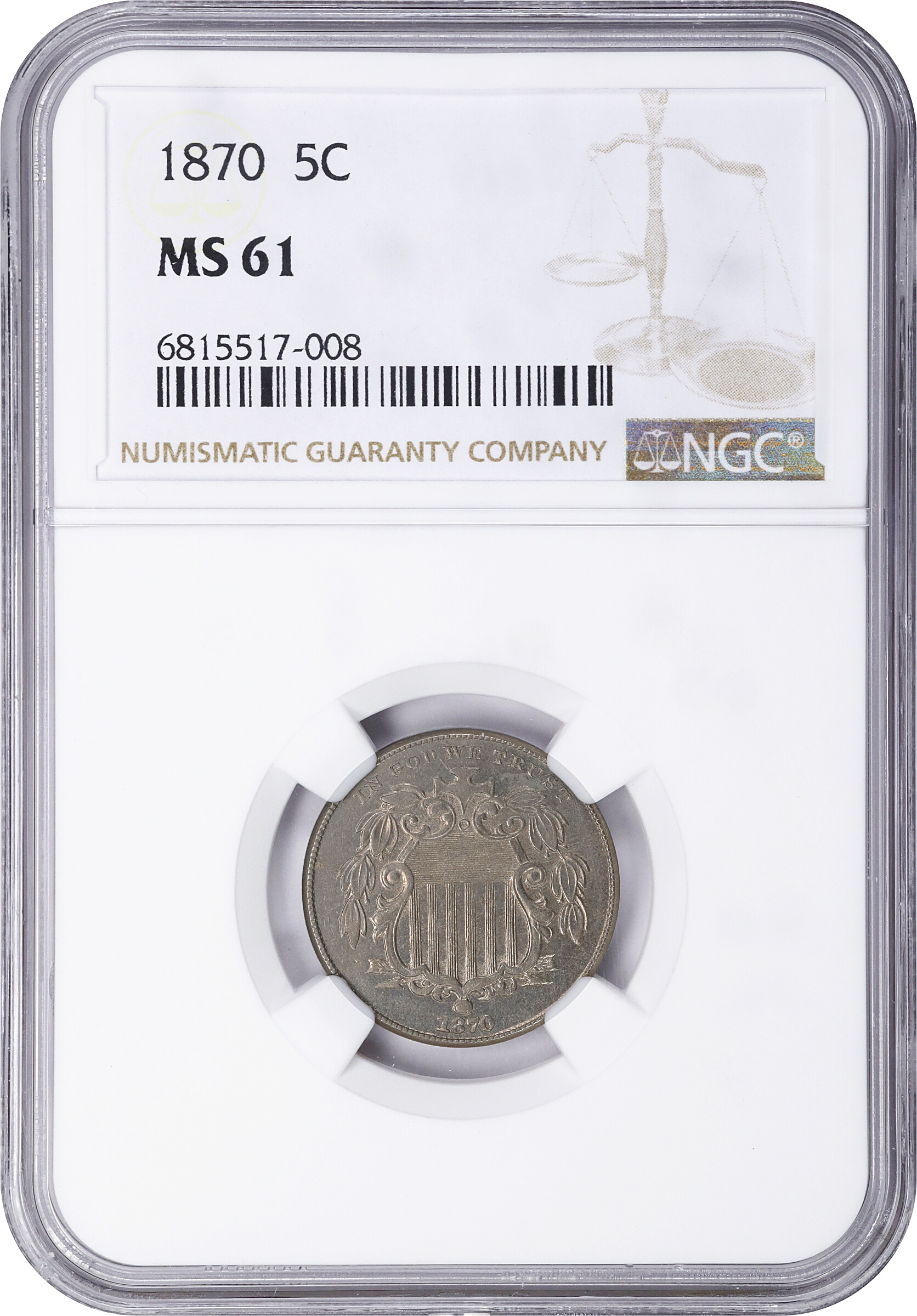 1870 5c XF45 thumbnail 21
