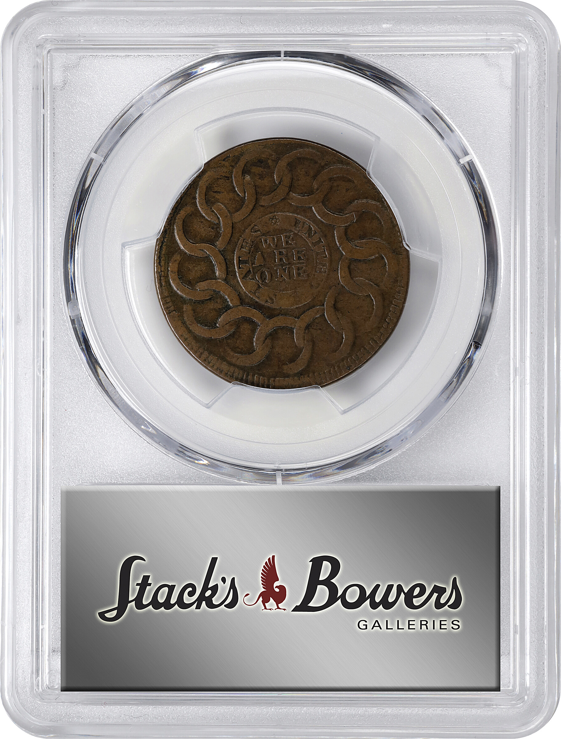 1787 Fugio 1c 4 Cinquefoils, STATES UNITED, Newman 9-P MS BN VF35 BN thumbnail 4