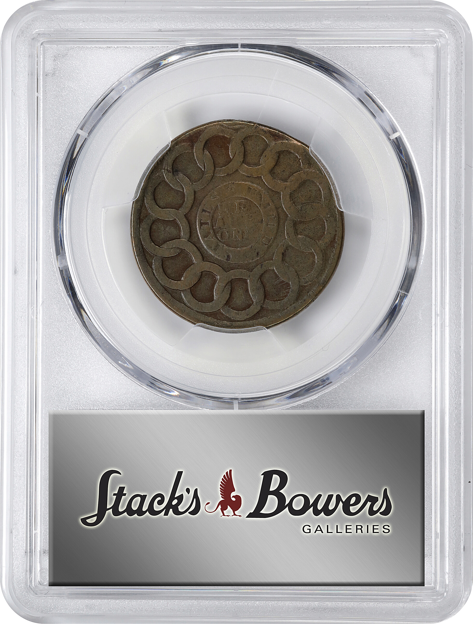 1787 Fugio 1c 4 Cinquefoils, STATES UNITED, Newman 20-R MS BN VF20 BN thumbnail 4