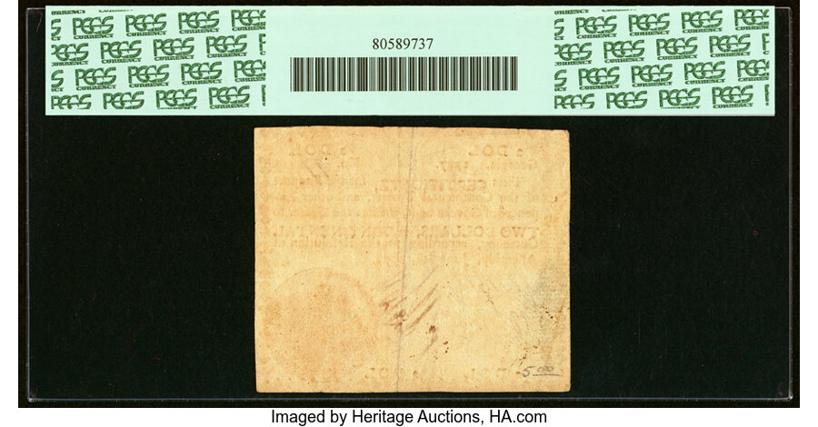 Jun 8, 1777 $2  Georgia (Fr. Ga104a) thumbnail 9