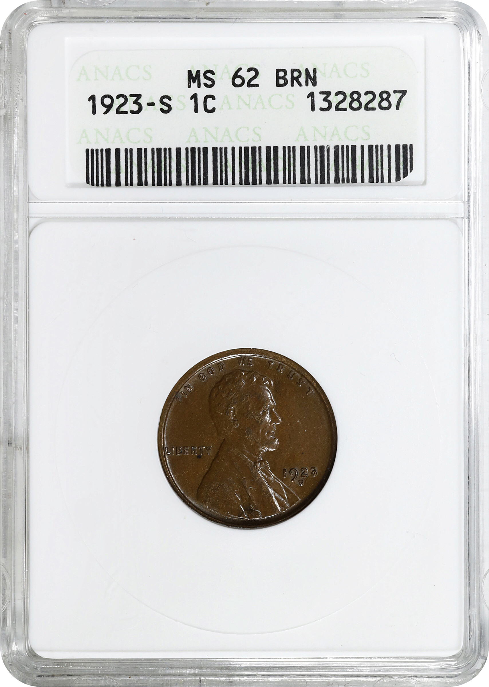 1923-S 1c MS BN MS65 BN thumbnail 15