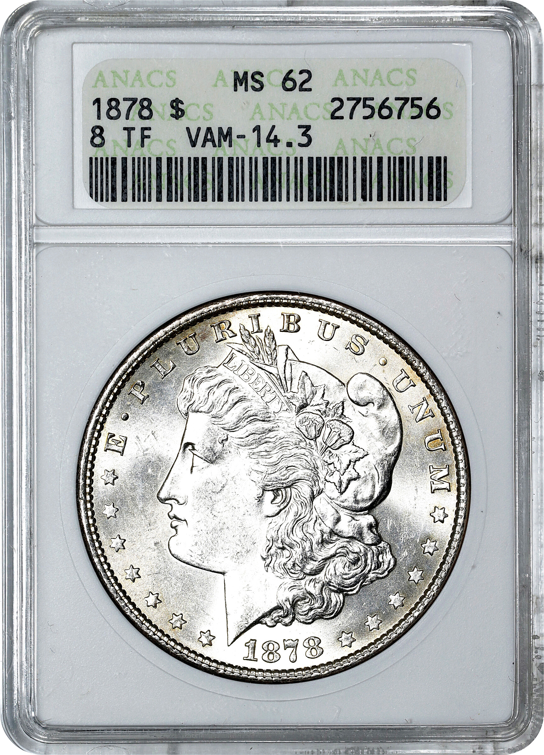 1878 8TF $1  Doubled Bow, VAM-14.3 VF25 thumbnail 19