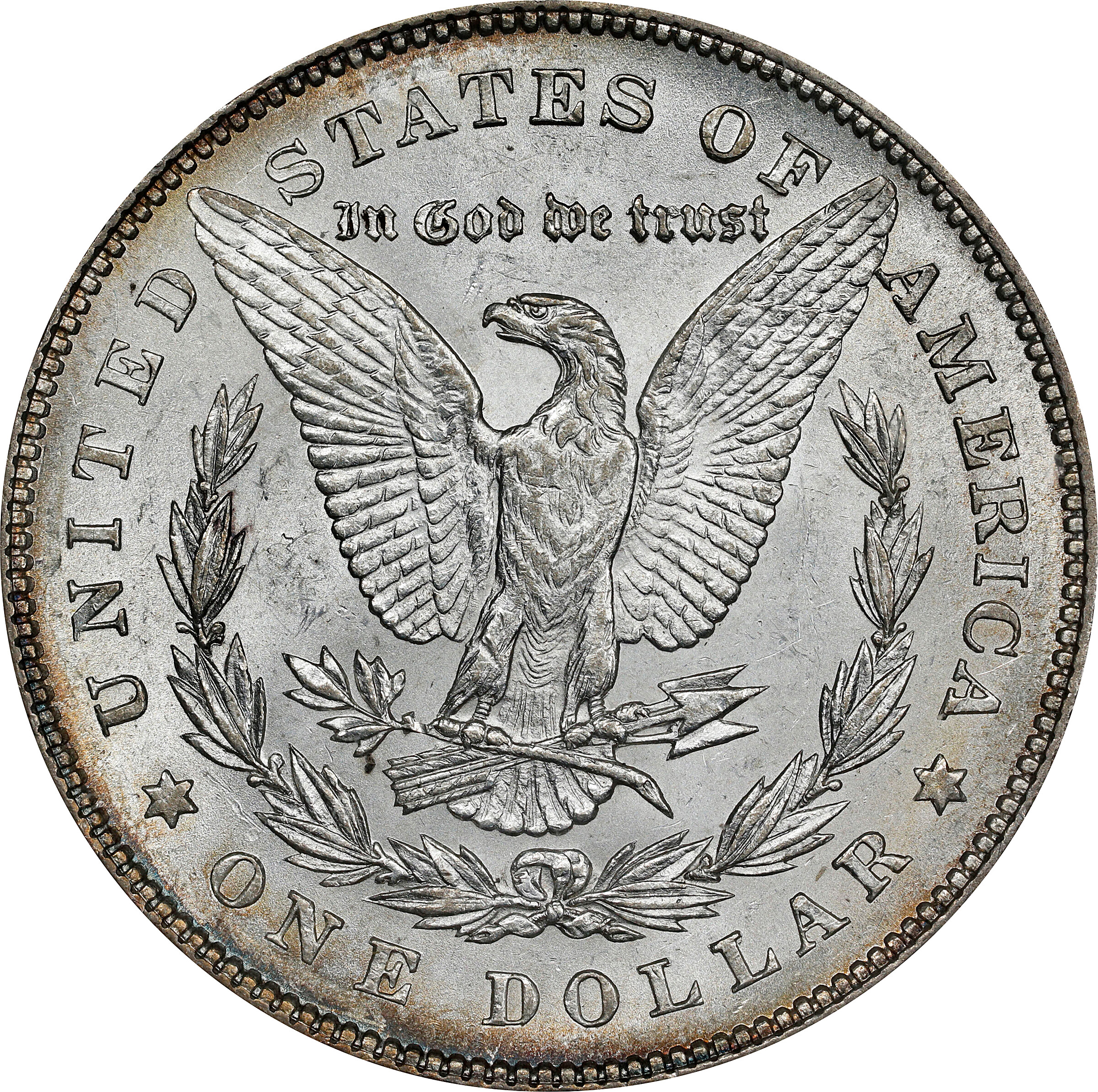 1878 7TF $1  Reverse of 1878, Doubled R, VAM-187 AU58 thumbnail 2