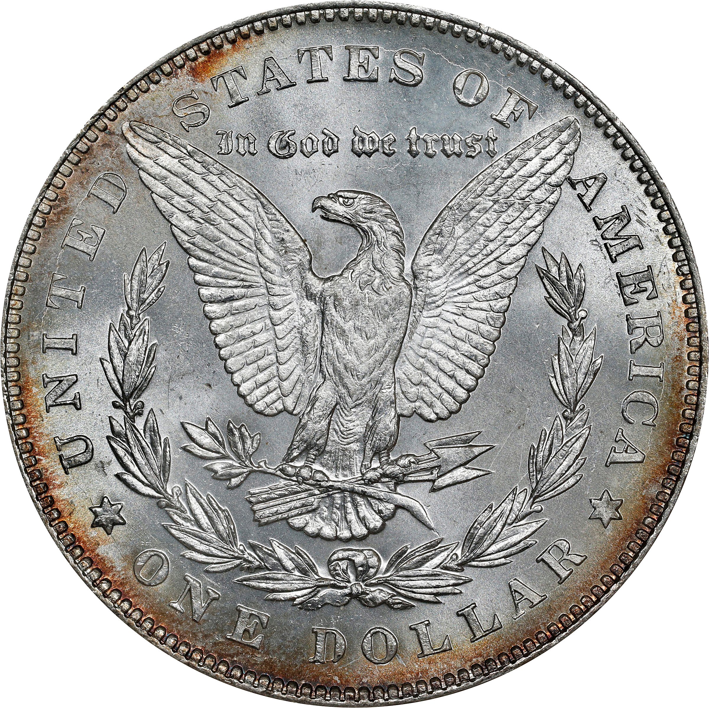 1878 7TF $1  Reverse of 1878, Broken D, VAM-195 AG3 CAC thumbnail 4