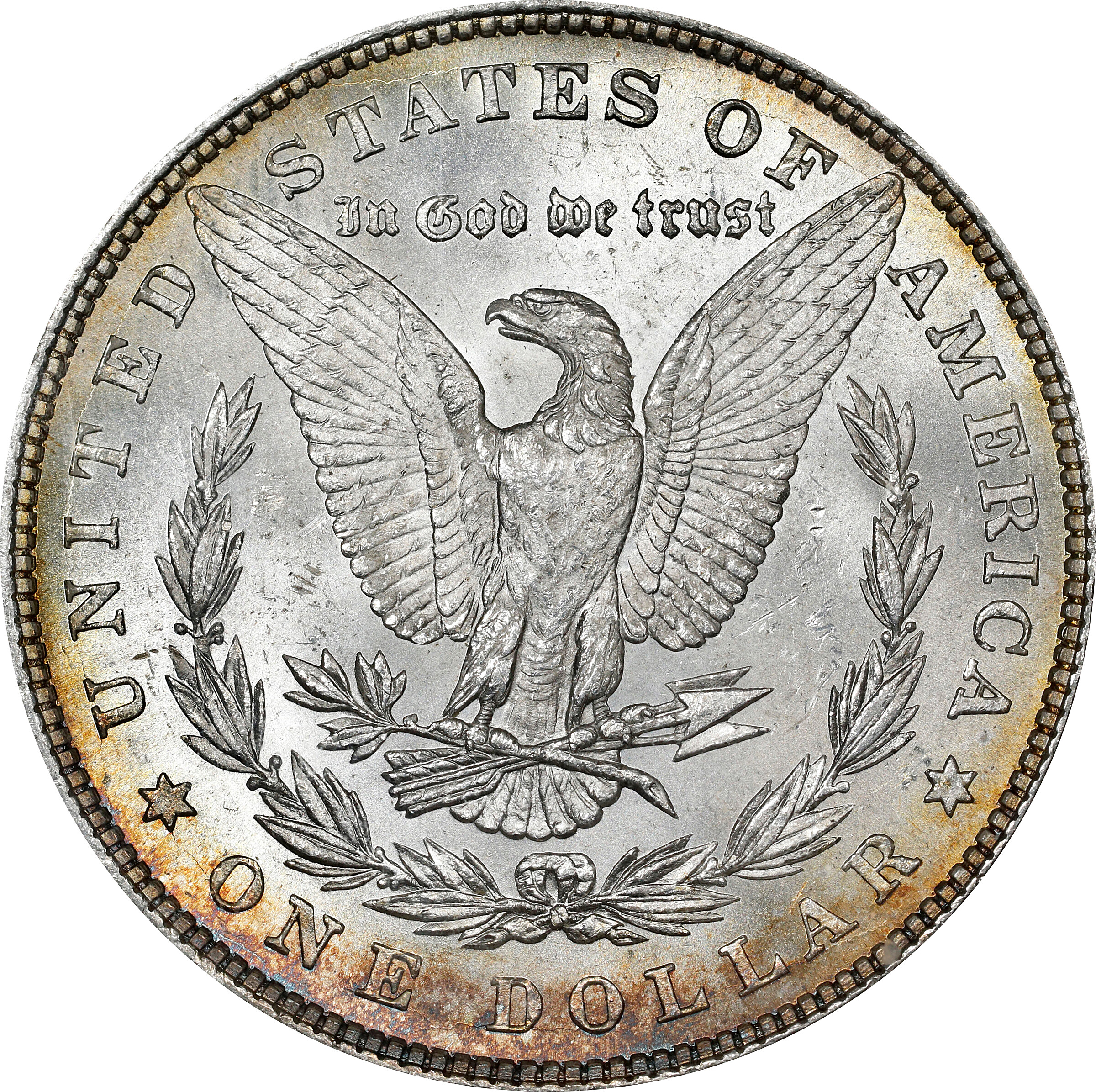 1878 7TF $1  Reverse of 1879, Short Leaf, VAM-203 MS64 thumbnail 5