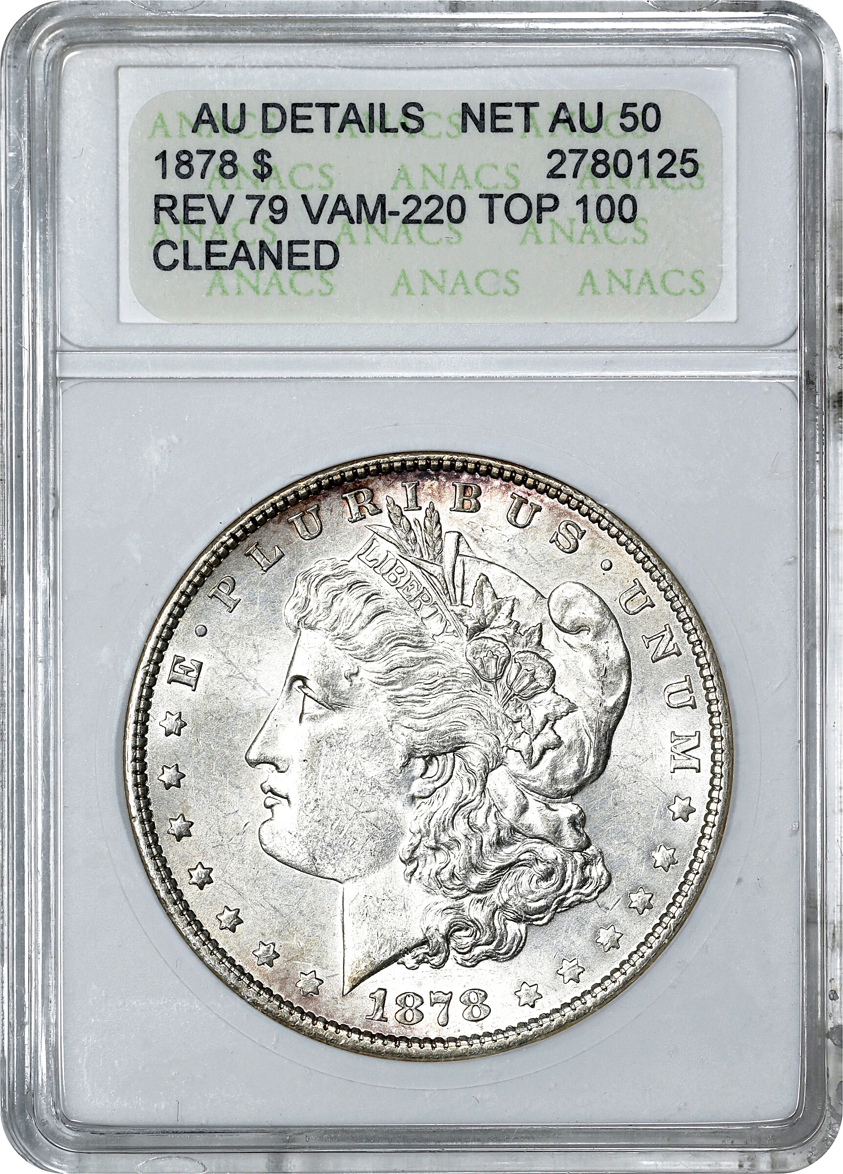 1878 7TF $1  Reverse of 1879, Tripled R, VAM-220 F15 thumbnail 18