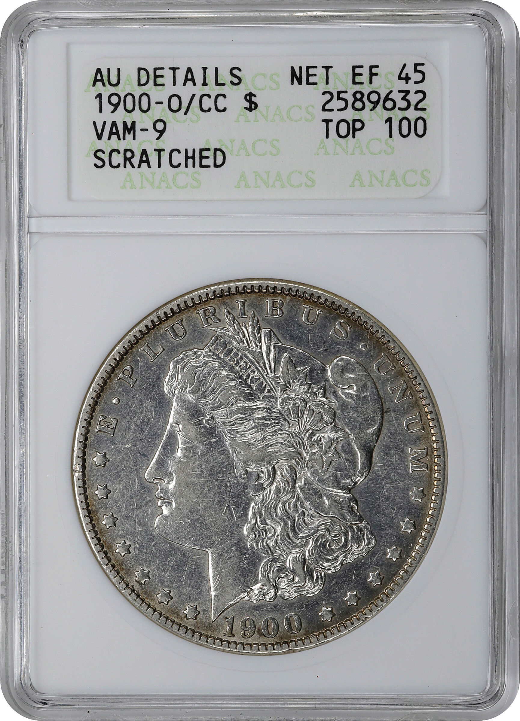 1900-O/CC $1  VAM-9 AG3 thumbnail 17