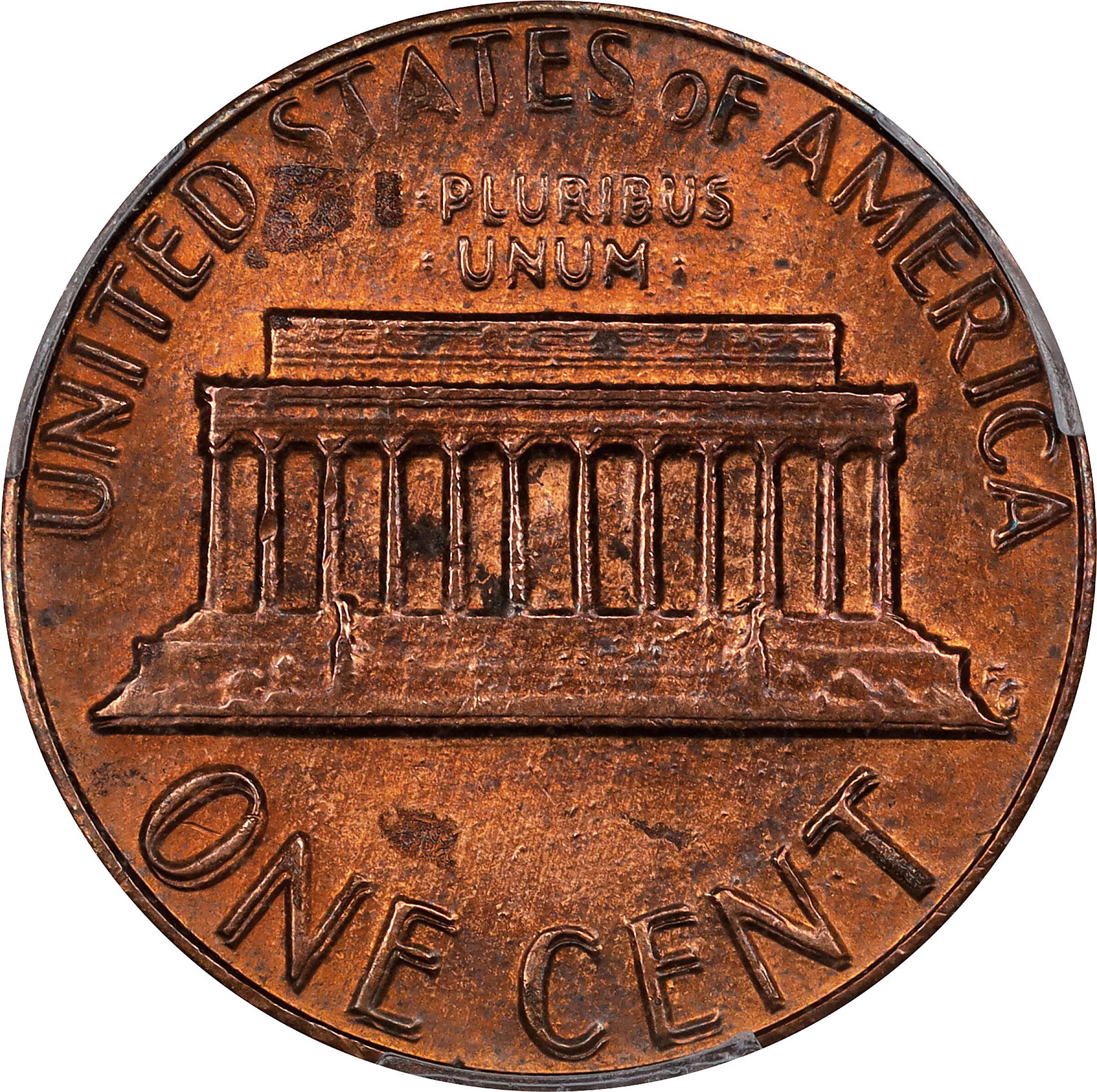 1983 1c Doubled Die Reverse MS RB MS63 RB thumbnail 3