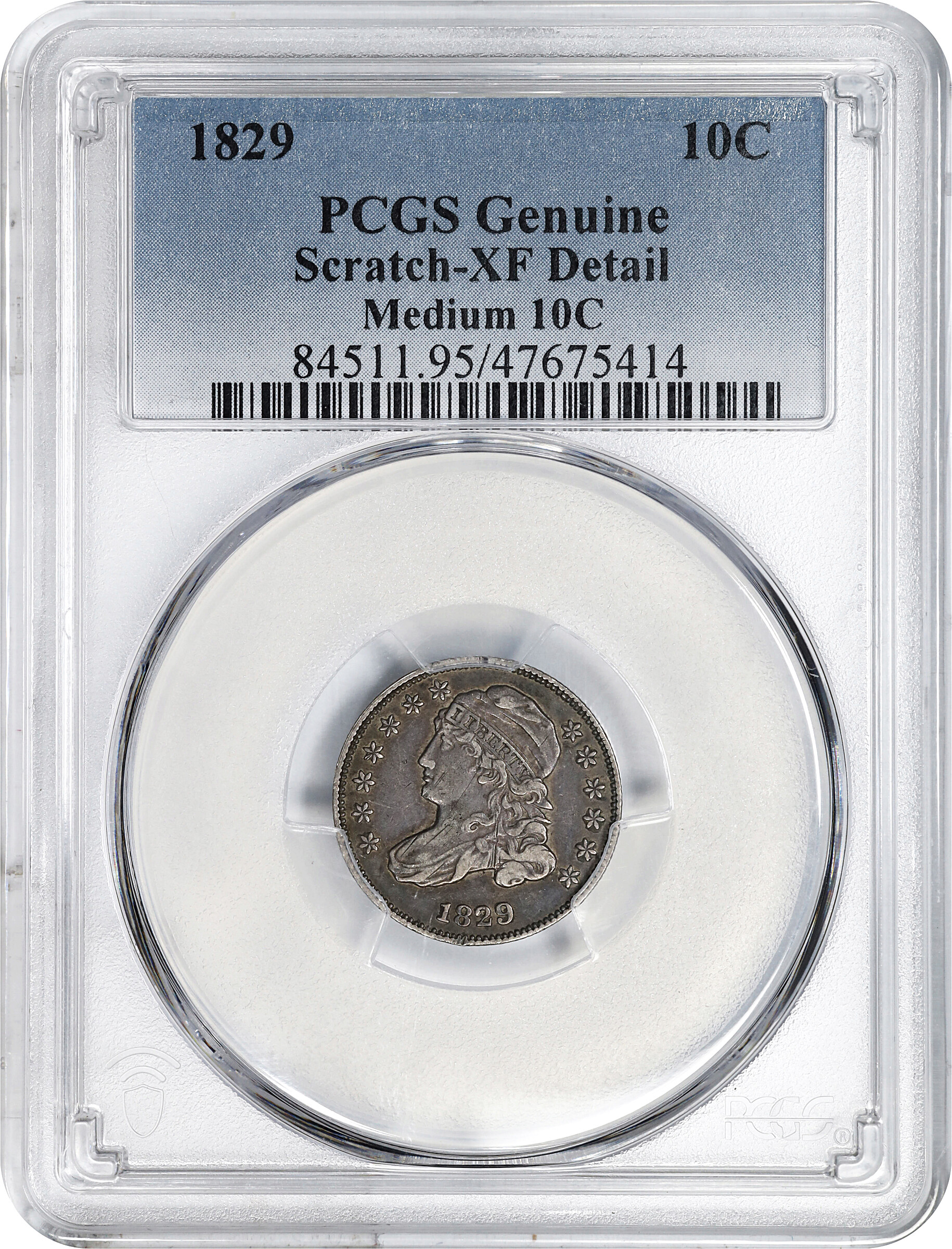 1829 10c Medium 10C G4 thumbnail 7