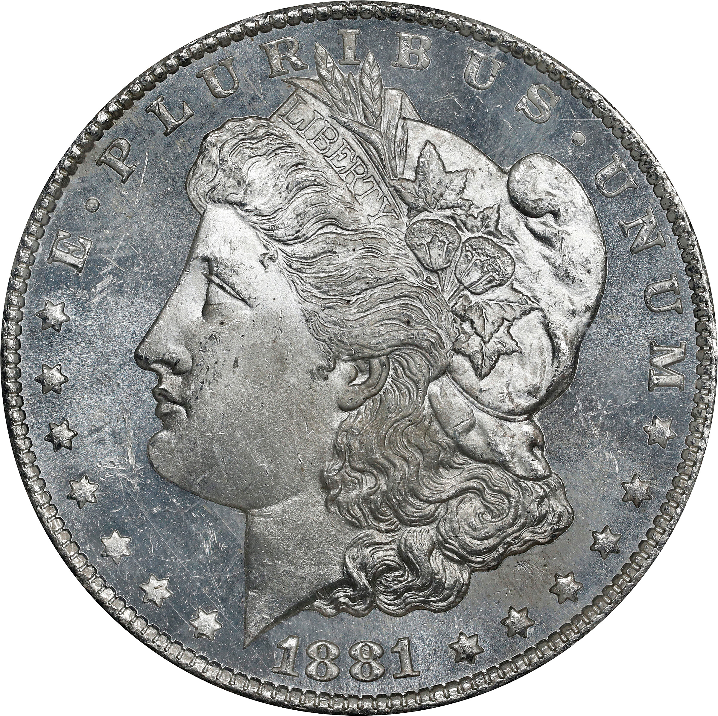 image for: 1881-CC GSA Morgan Silver Dollar. MS-64 PL (NGC).