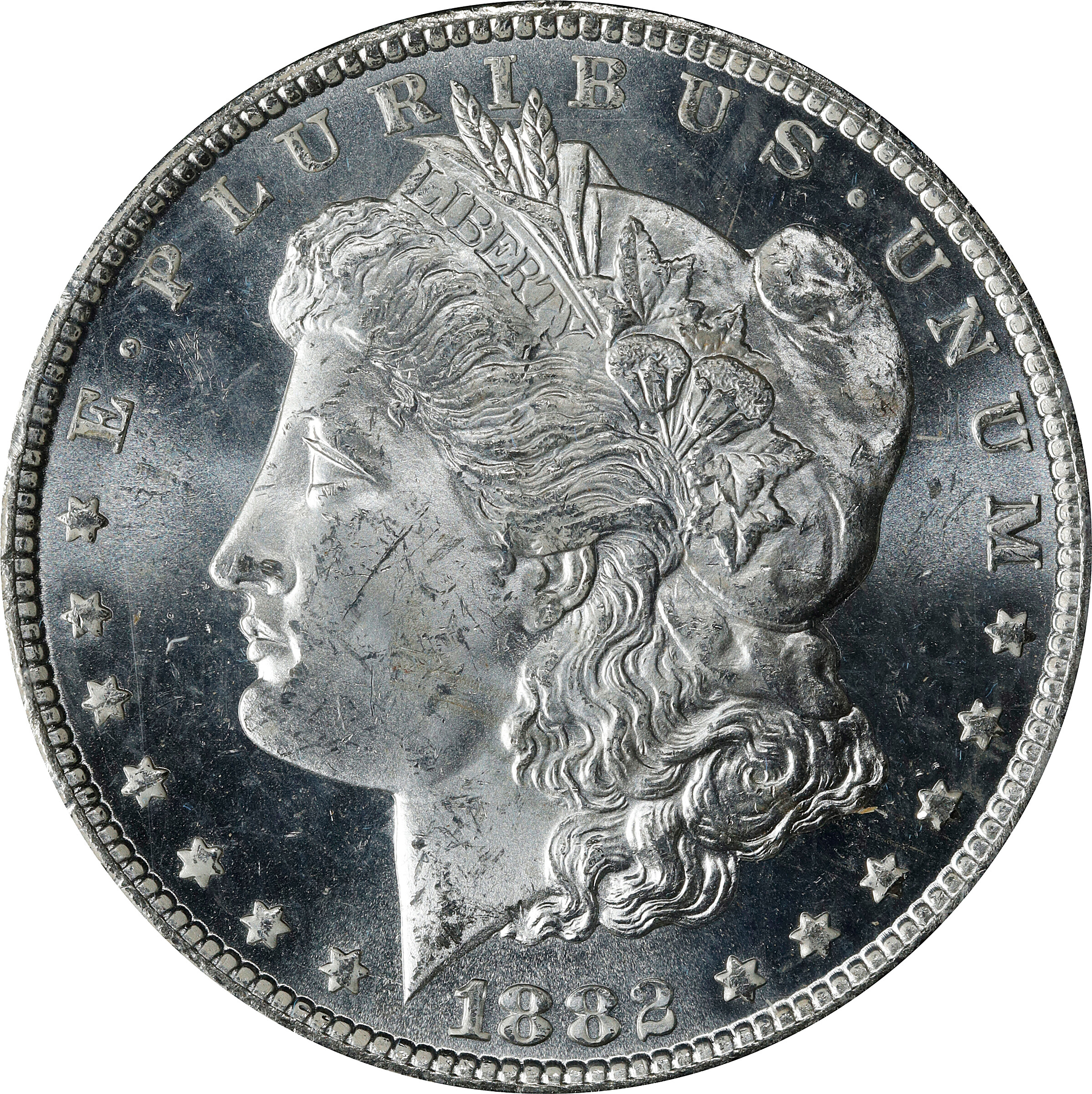 image for: 1882-CC GSA Morgan Silver Dollar. MS-63 PL (NGC).