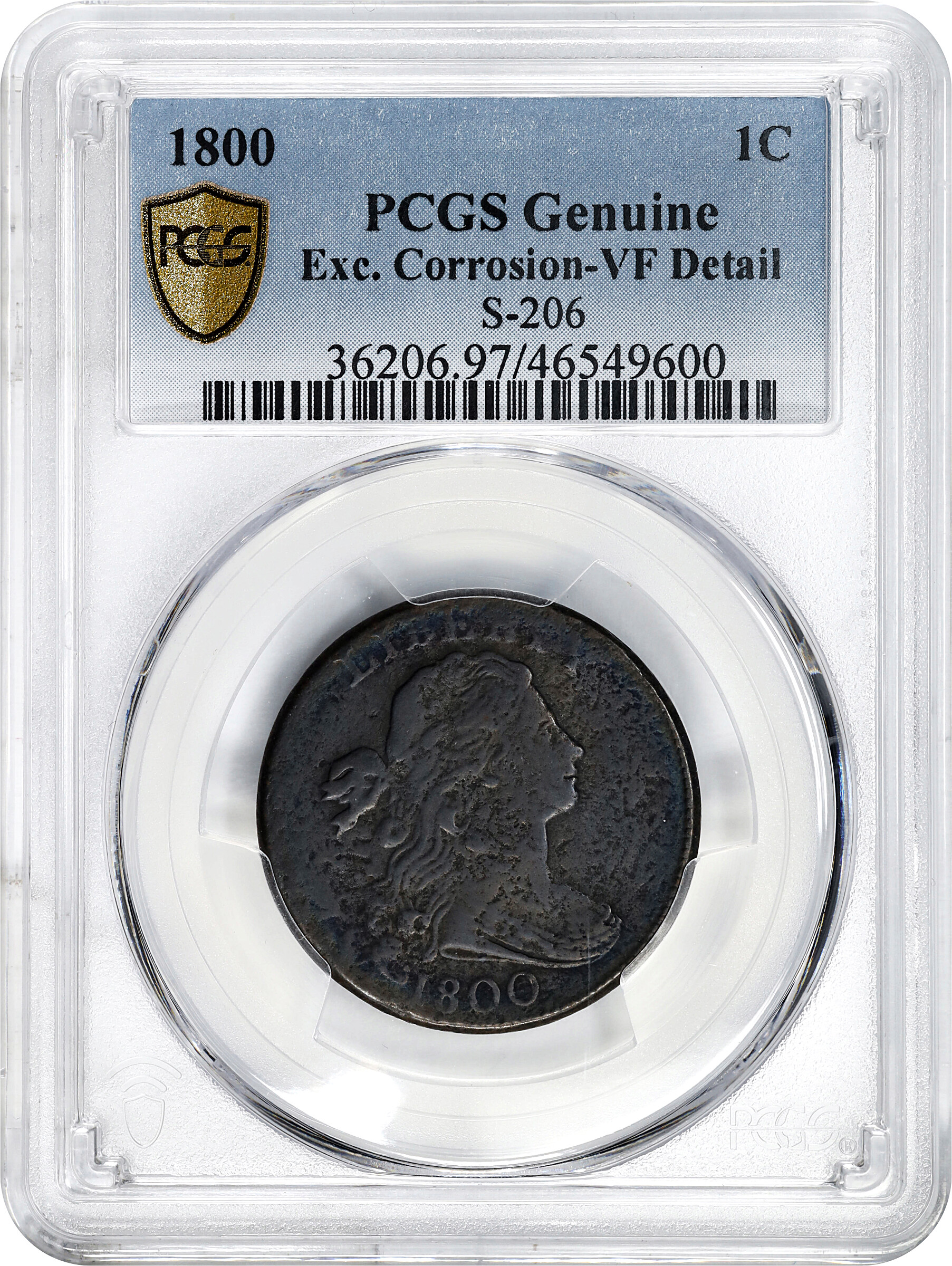 1800 1c Normal Date, S-206  MS BN thumbnail 13