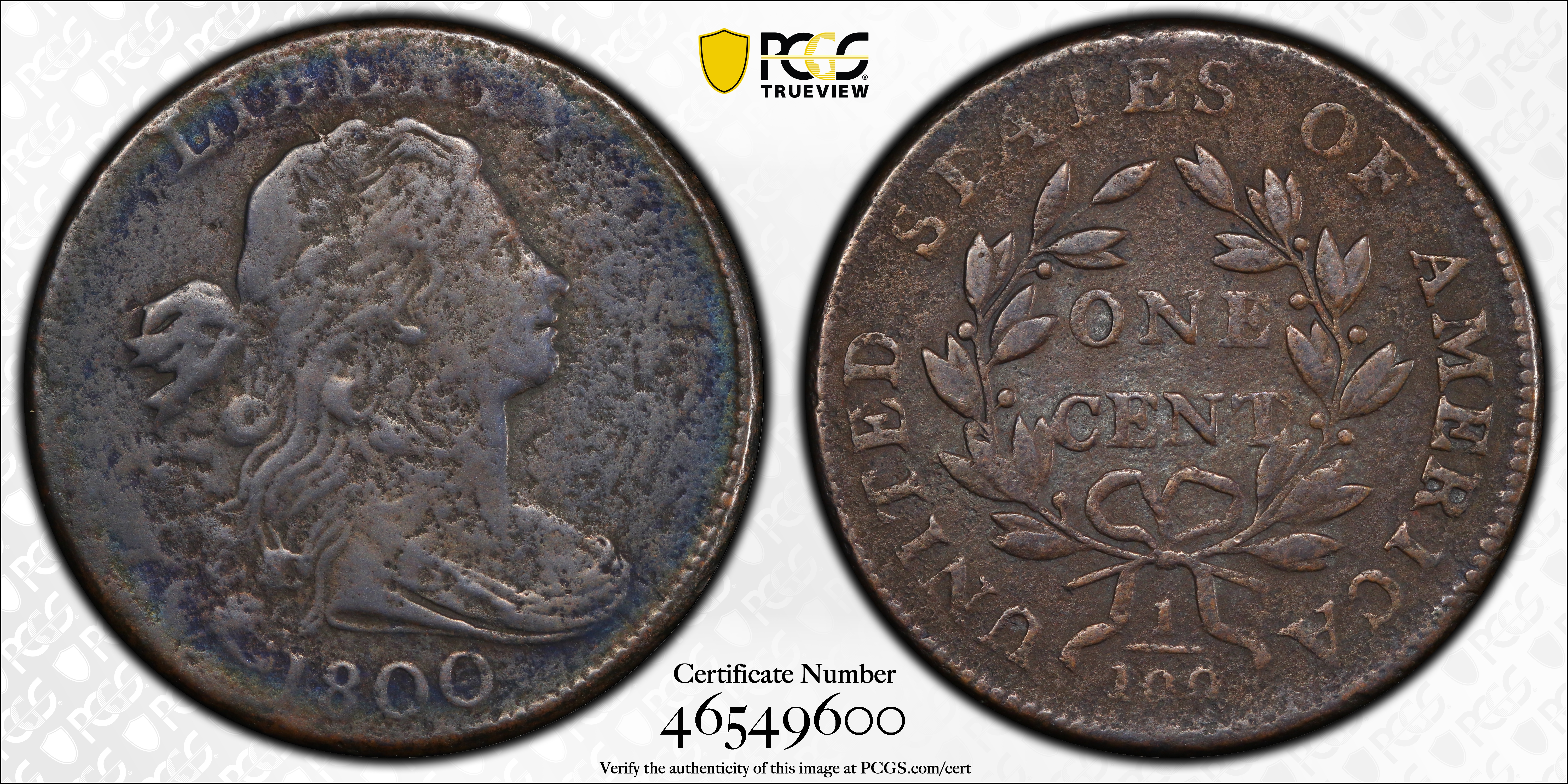 1800 1c Normal Date, S-206  MS BN thumbnail 11