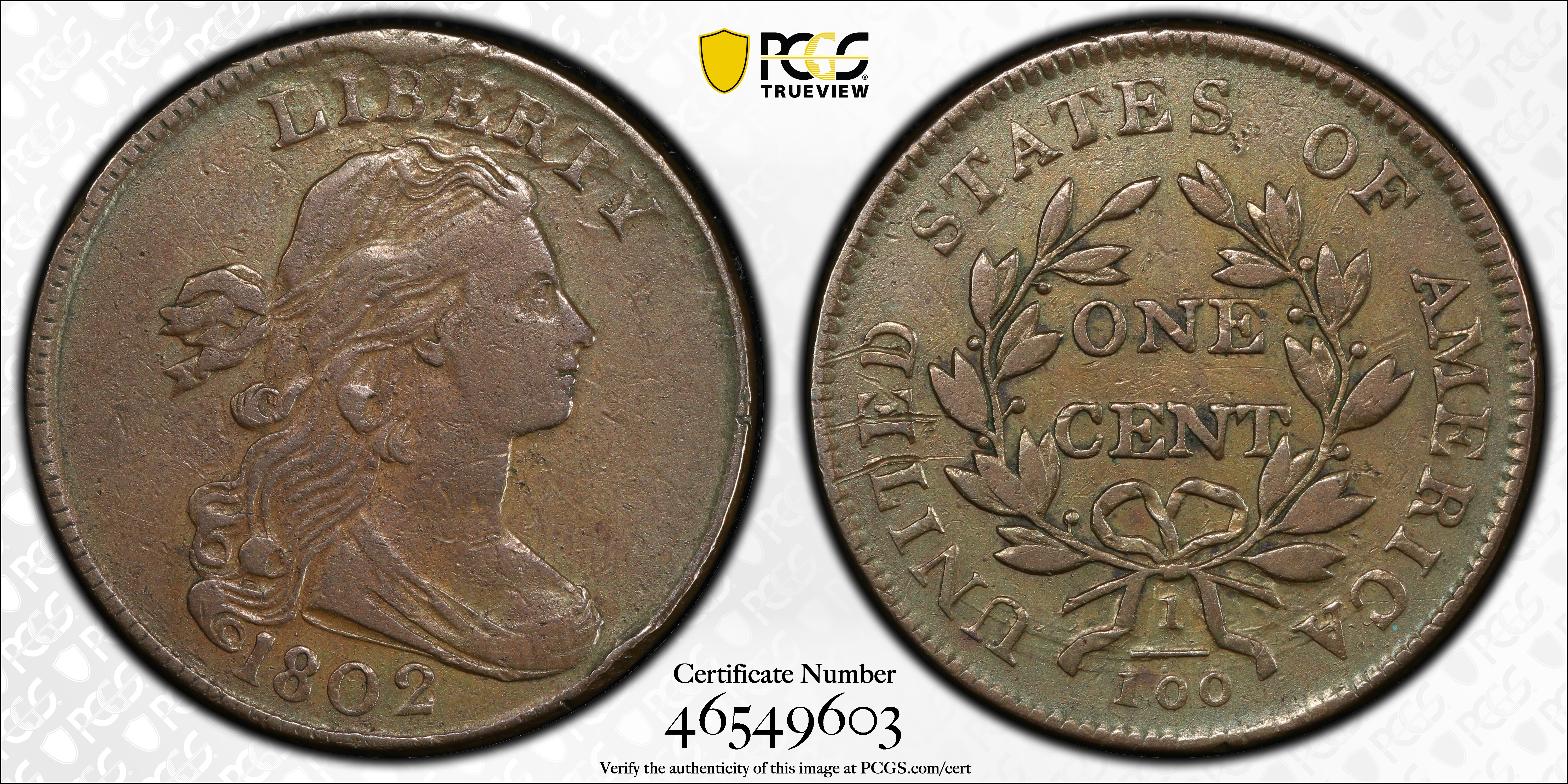 1802 1c Normal Reverse, S-234  MS BN thumbnail 13