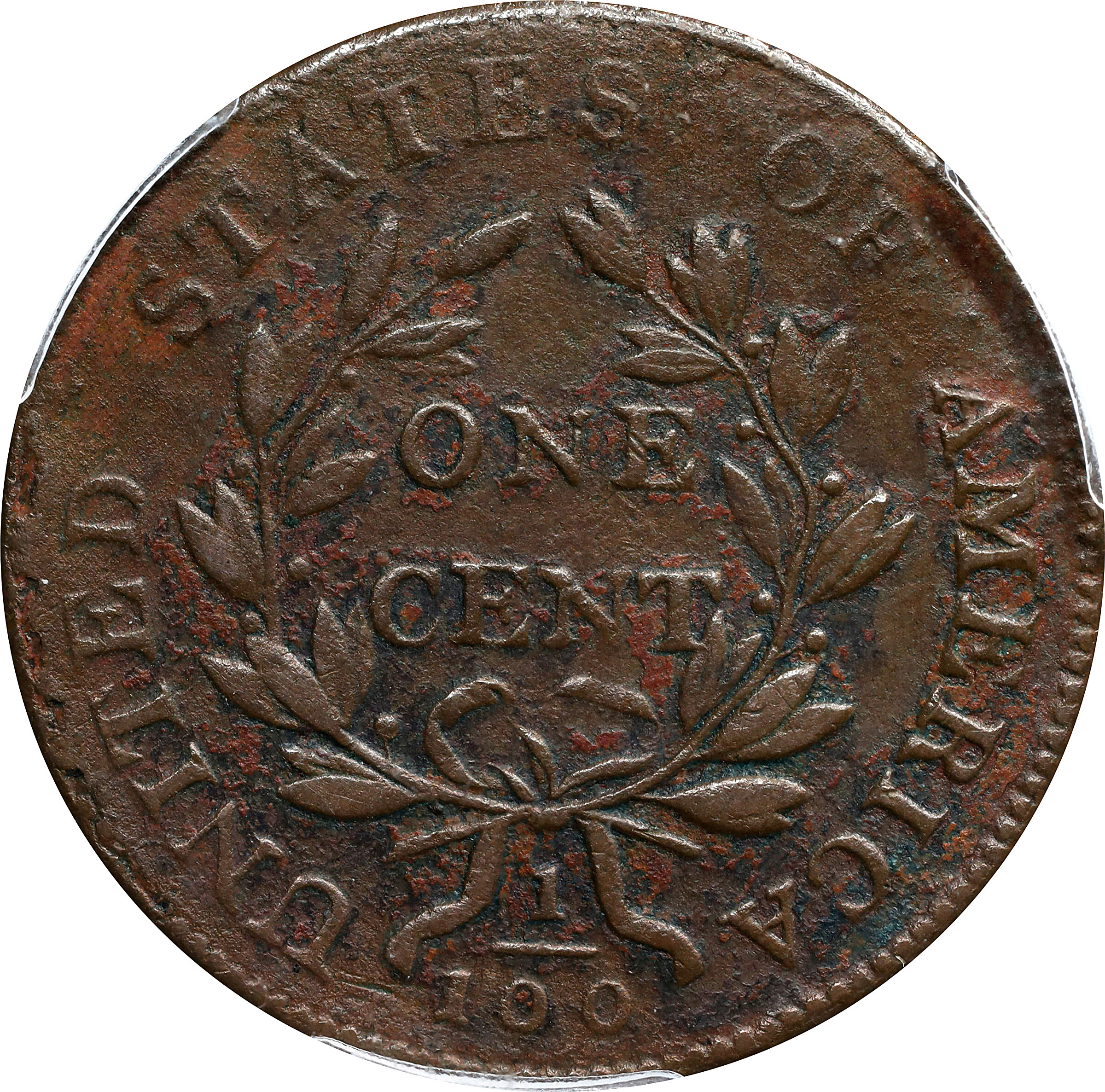 1802 1c Normal Reverse, S-NC-1 MS BN thumbnail 6