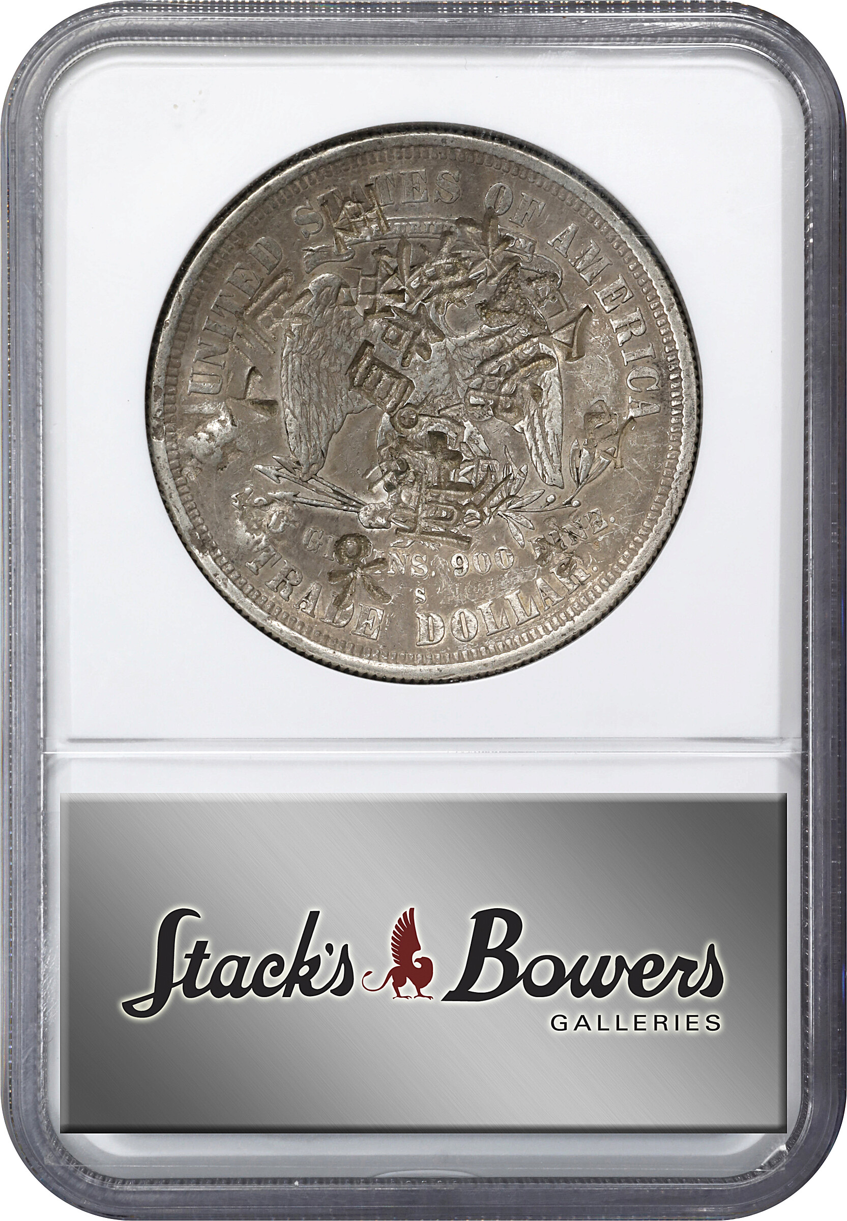 1877/7-S Trade$ Repunched Date, FS-301 G4 CAC thumbnail 4
